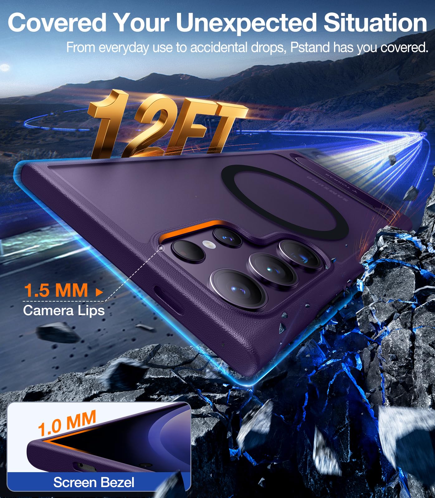 Foto 6 pulgar | Funda Para Teléfono Torras, Fuerte Soporte Magnético Para Samsung Galaxy S24 Ultra - Venta Internacional.