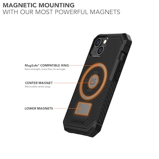Foto 3 | Funda Magnética Rokform Rugged Series Para Iphone 14, Color Negro - Venta Internacional.