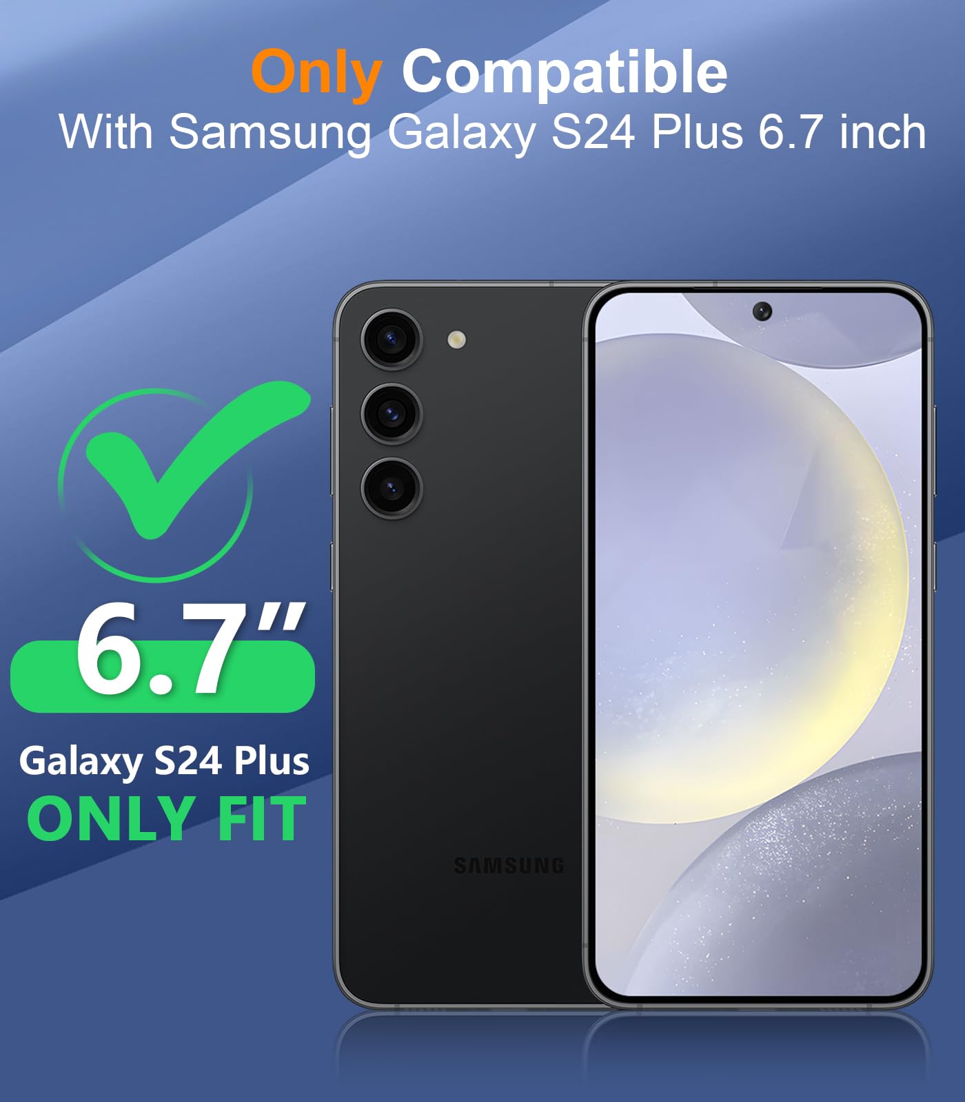 Foto 2 | Funda De Teléfono Temdan Impermeable Con Lente Para Samsung Galaxy S24+ - Venta Internacional.