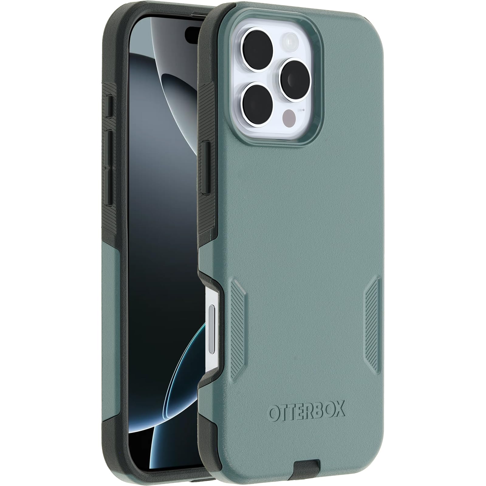 Foto 4 pulgar | Funda Otterbox Commuter Series Para Iphone 16 Pro Max, Color Verde - Venta Internacional.