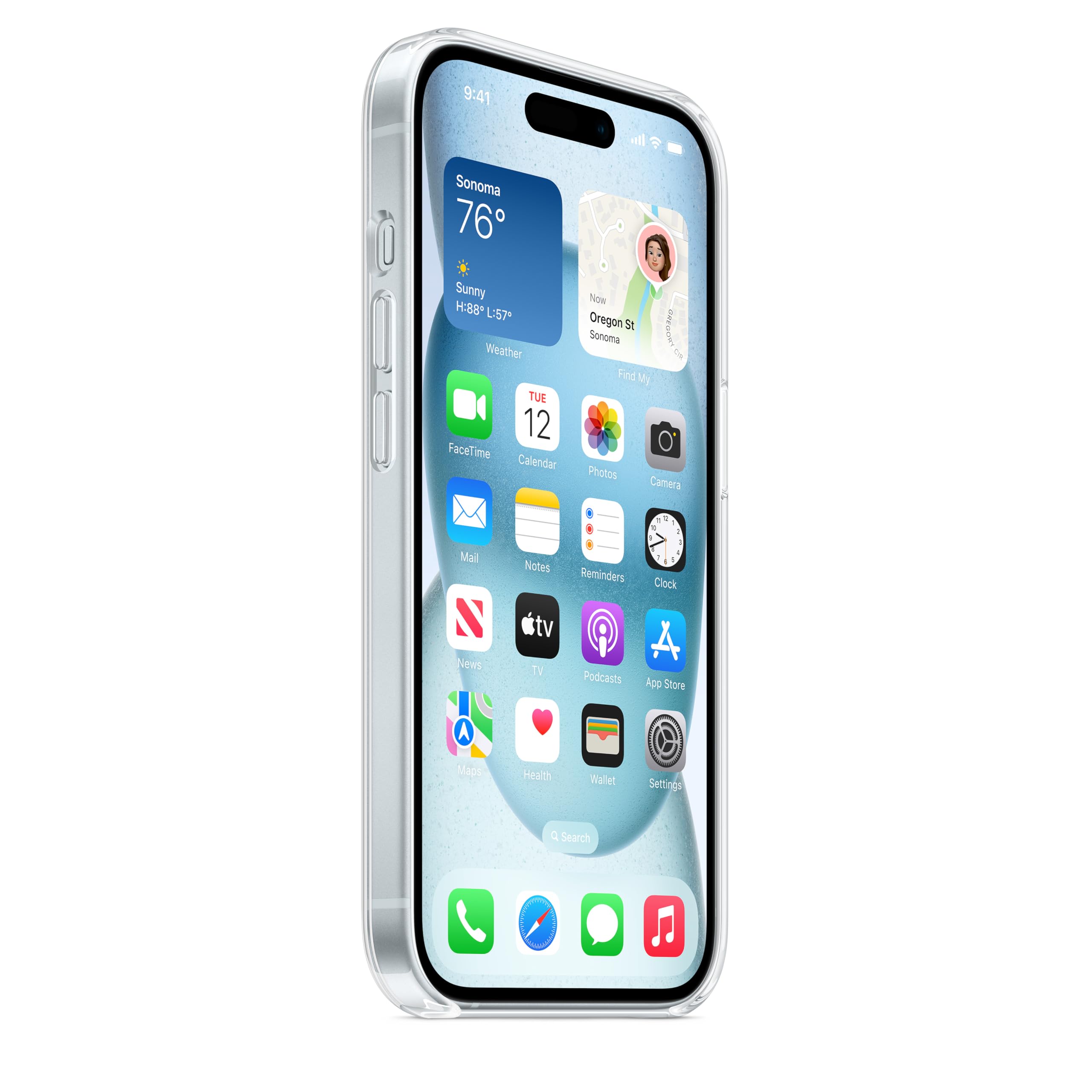Foto 7 | Funda Para Teléfono Apple Iphone 15 Transparente Con Magsafe - Venta Internacional.