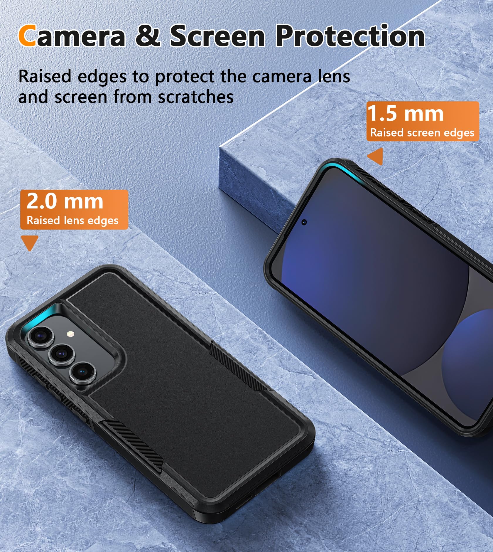 Foto 7 pulgar | Funda De Teléfono Fntcase Para Samsung Galaxy S24-fe Con Clip Para Cinturón - Venta Internacional.