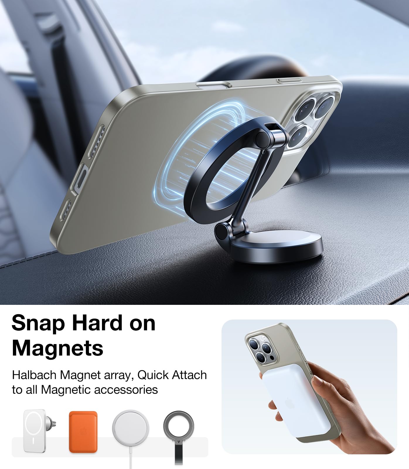 Foto 4 pulgar | Funda De Teléfono Torras Magnetic Slim Fit Para Iphone 16 Pro - Venta Internacional.