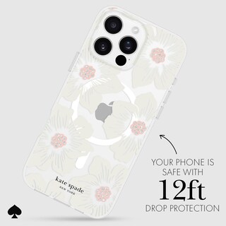 Foto 3 | Funda De Teléfono Kate Spade New York Hollyhock Cream Floral Para Iphone 16 Pro Max - Venta Internacional.
