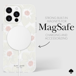 Foto 6 | Funda De Teléfono Kate Spade New York Hollyhock Cream Floral Para Iphone 16 Pro Max - Venta Internacional.