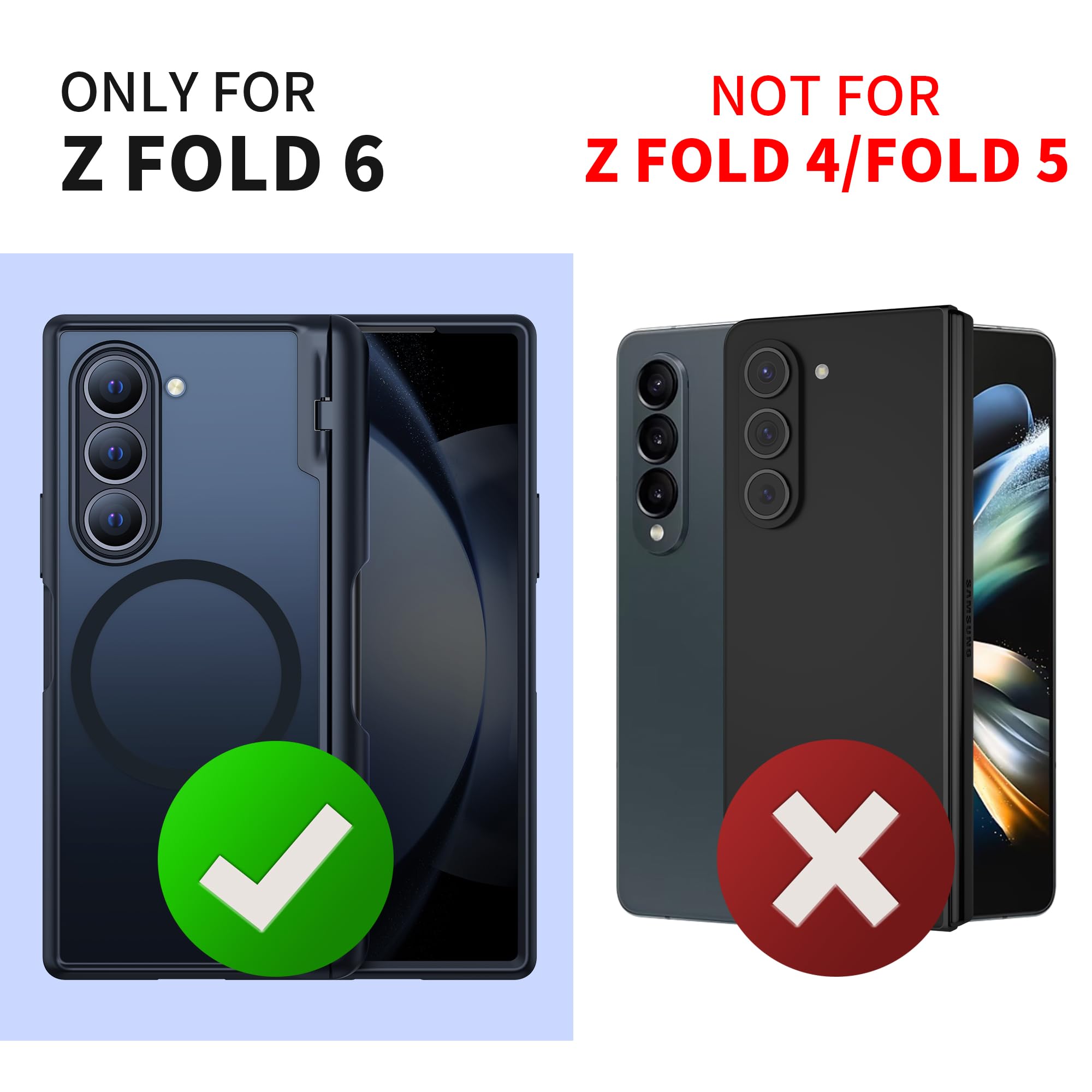Foto 3 pulgar | Funda Mobosi Privacy Para Samsung Galaxy Z Fold 6 Negra - Venta Internacional.