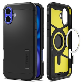 Foto 1 | Funda Spigen Tough Armor (ai) Magfit Para Iphone 16 Plus, Color Negro - Venta Internacional.
