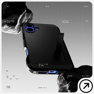 Foto 3 | Funda Spigen Tough Armor (ai) Magfit Para Iphone 16 Plus, Color Negro - Venta Internacional.