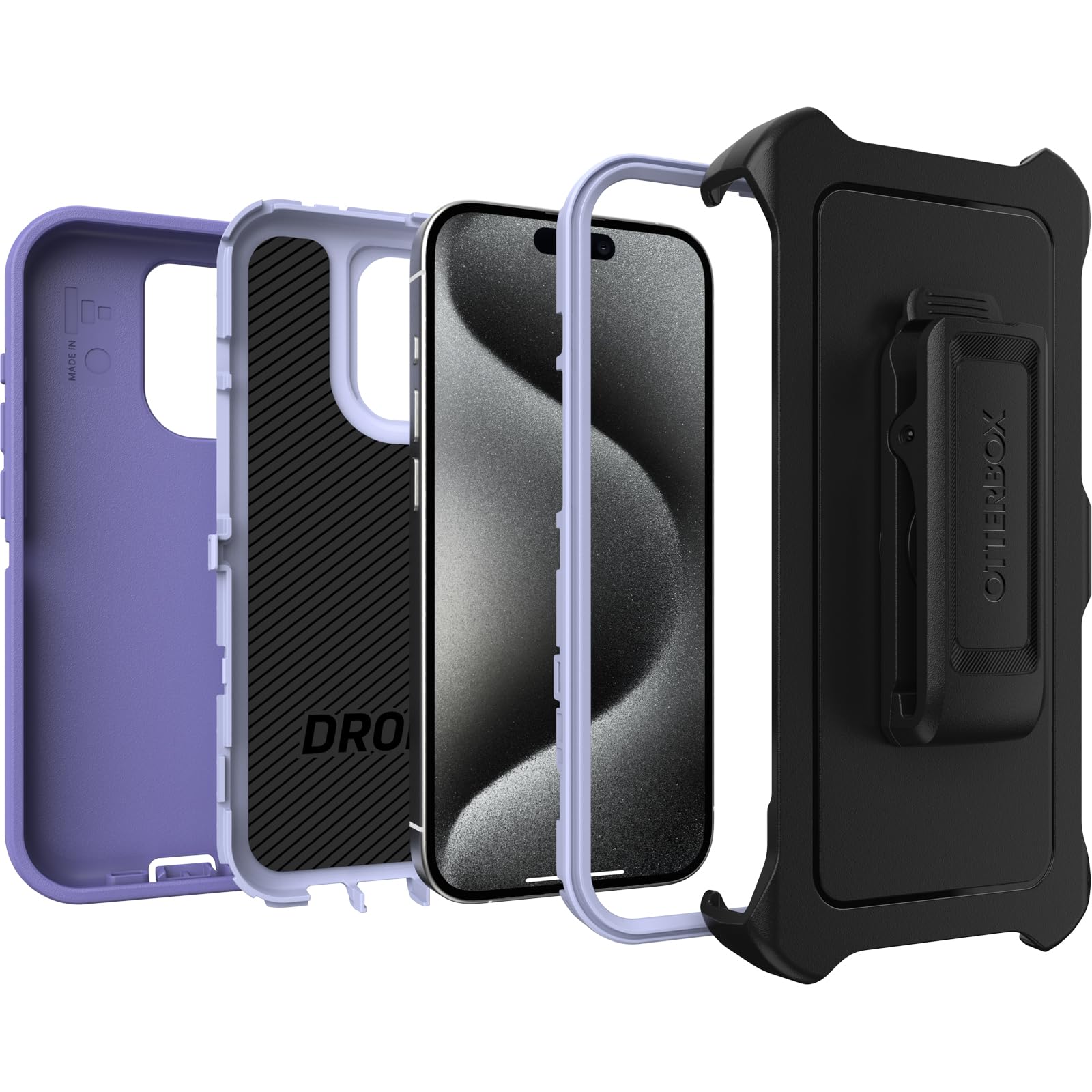 Foto 5 pulgar | Funda Otterbox Defender Series Para Iphone 15 Pro Mountain Majesty - Venta Internacional.