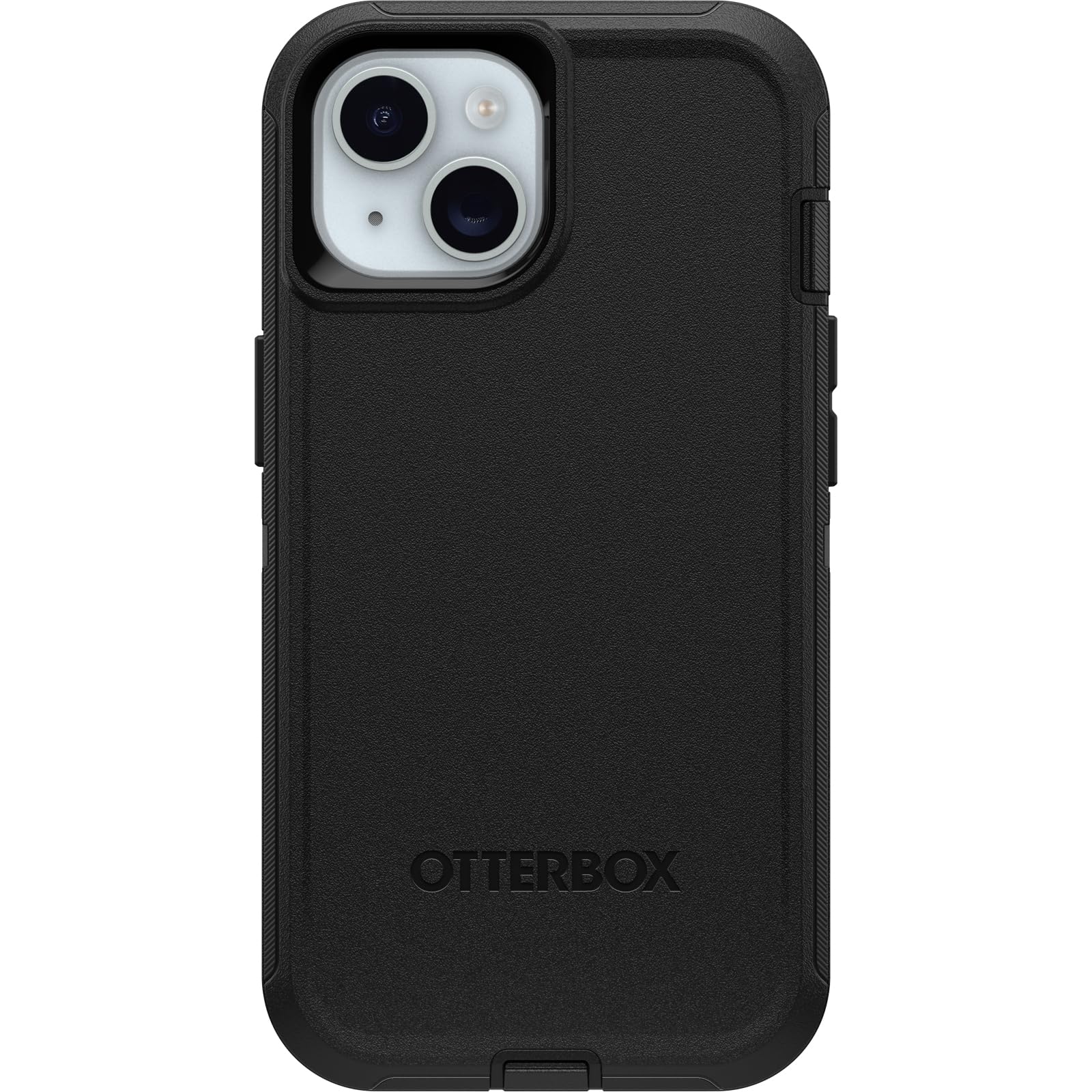 Funda Otterbox Defender Series Para Iphone 15/14/13, Color Negro - Venta Internacional.