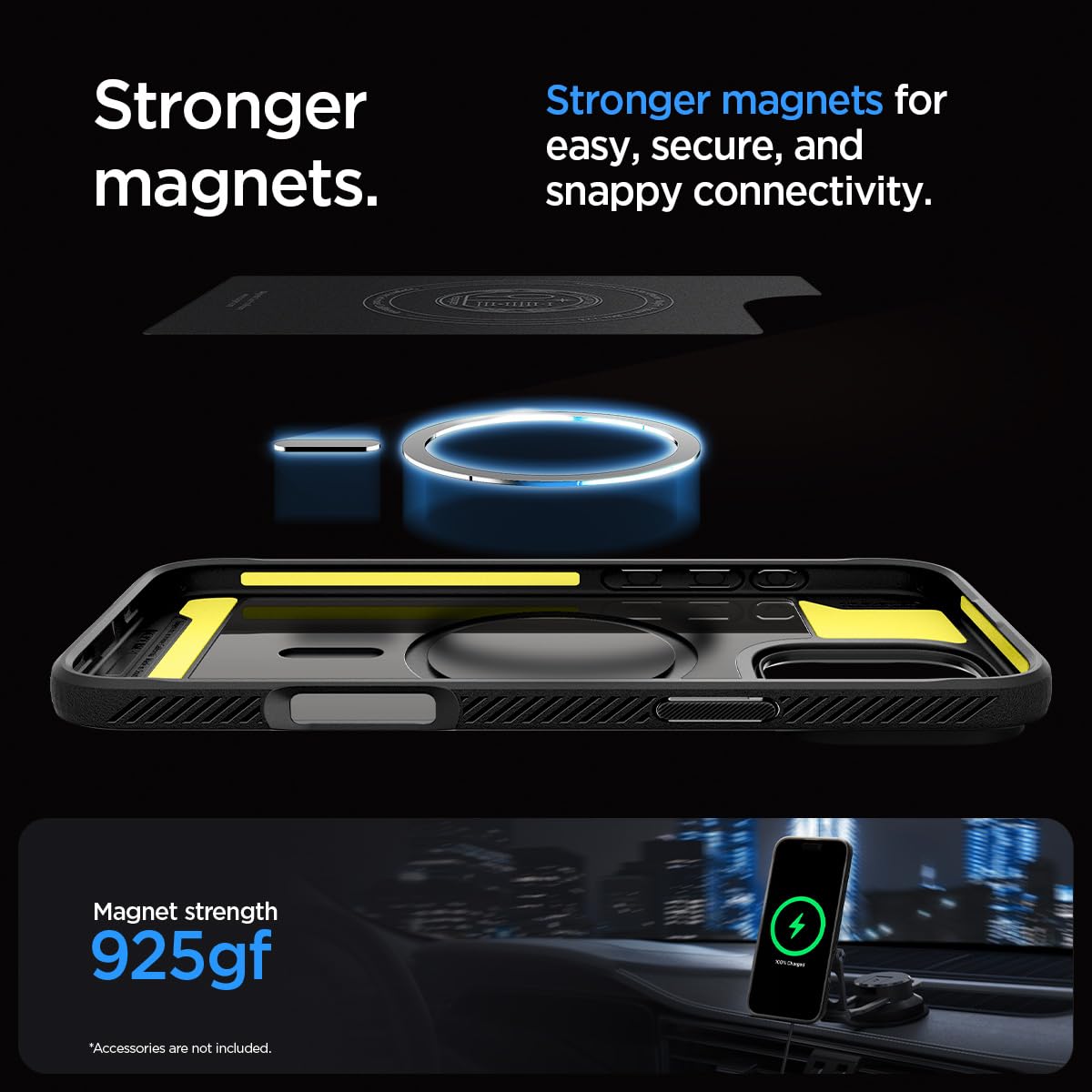 Foto 7 pulgar | Funda Para Teléfono Spigen Rugged Armor Magfit Iphone 16 Pro, Negra - Venta Internacional.