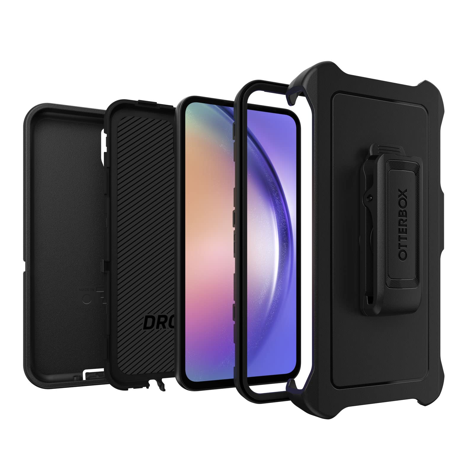 Foto 3 pulgar | Funda Otterbox Para Samsung Galaxy A54 5g Defender Series, Color Negro - Venta Internacional.