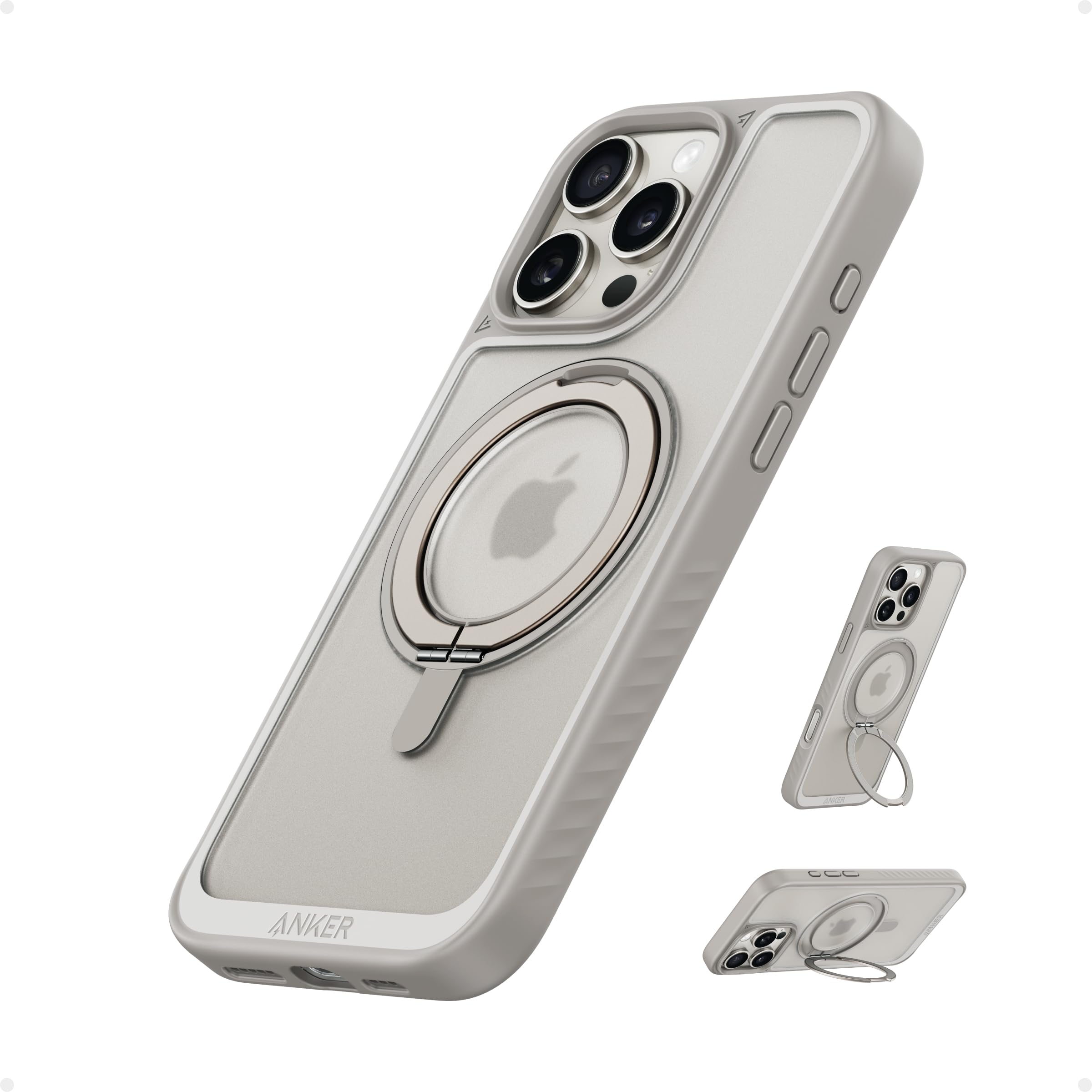 Foto 2 pulgar | Funda Anker Ultra Magnetic Con Soporte Anular De 360° Para Iphone 16 Pro Max - Venta Internacional.