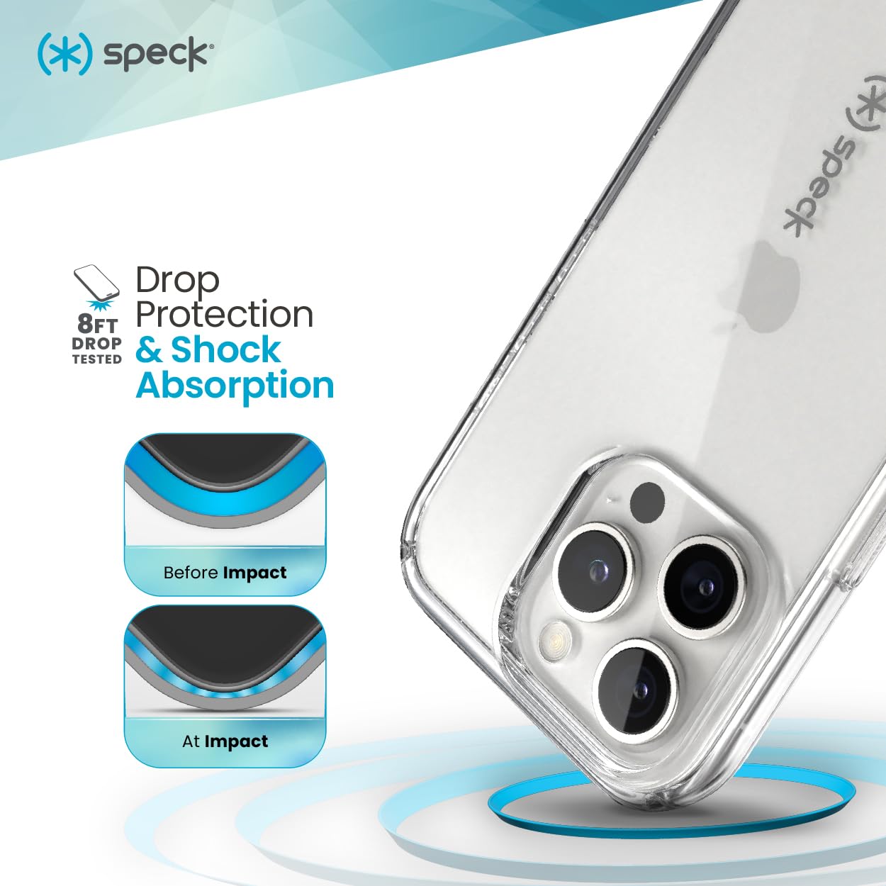 Foto 3 pulgar | Funda De Teléfono Speck Clear Gemshell Para Iphone 16 Pro Max - Venta Internacional.