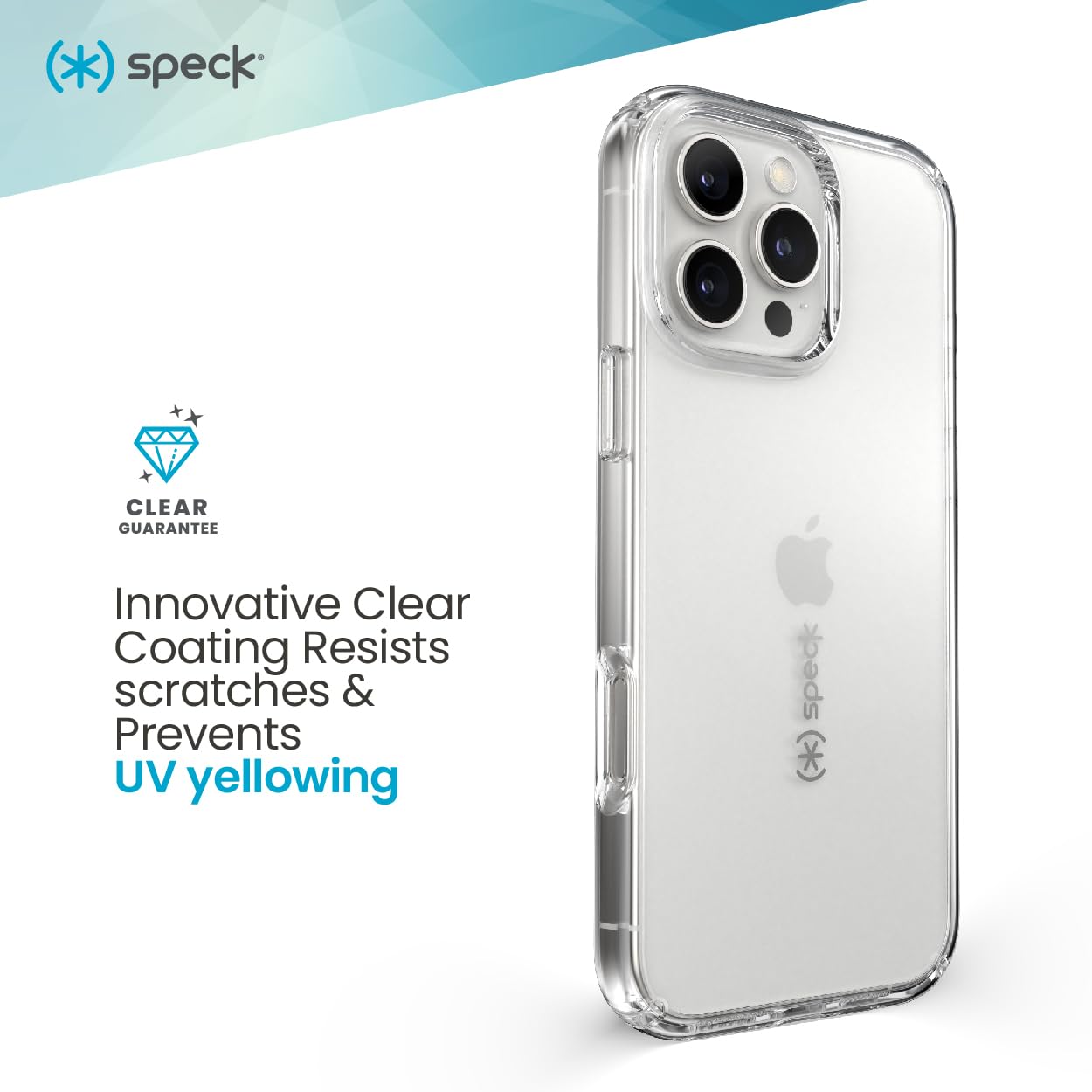 Foto 7 pulgar | Funda De Teléfono Speck Clear Gemshell Para Iphone 16 Pro Max - Venta Internacional.