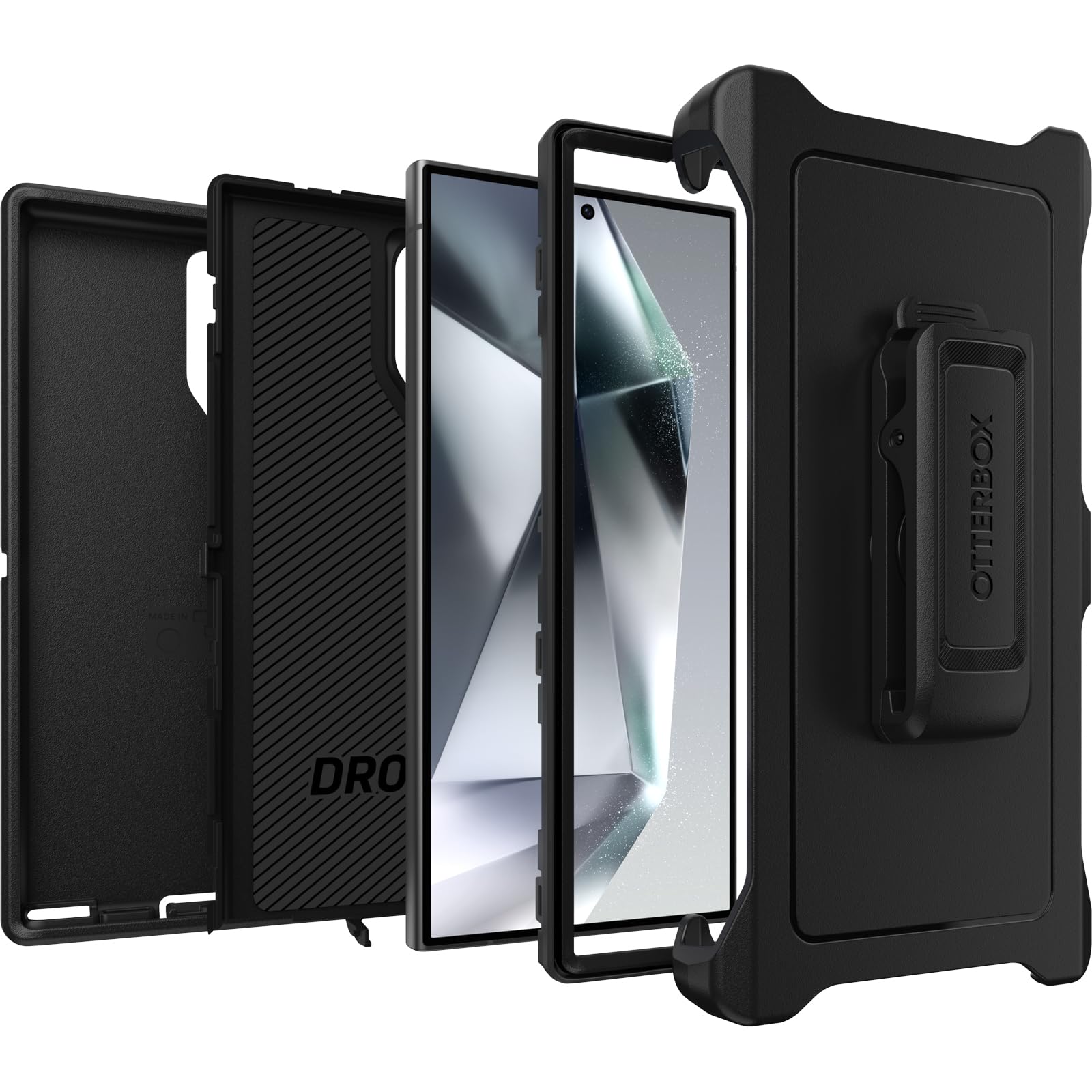 Foto 7 pulgar | Funda Otterbox Para Samsung Galaxy S24 Ultra Defender, Color Negro - Venta Internacional.