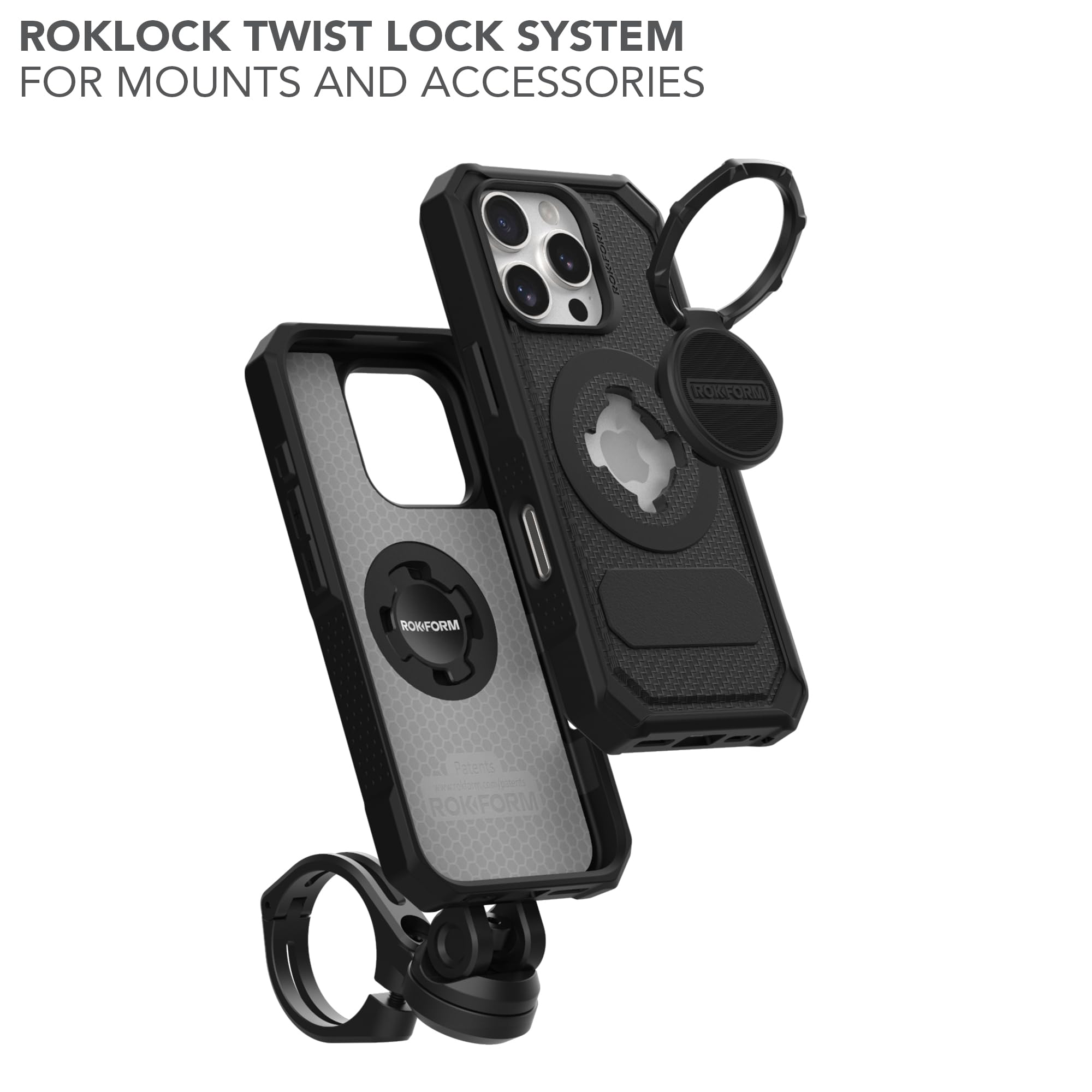 Foto 8 pulgar | Funda Rokform Rugged Para Iphone 16 Pro Con Funda Magnética Negra - Venta Internacional.