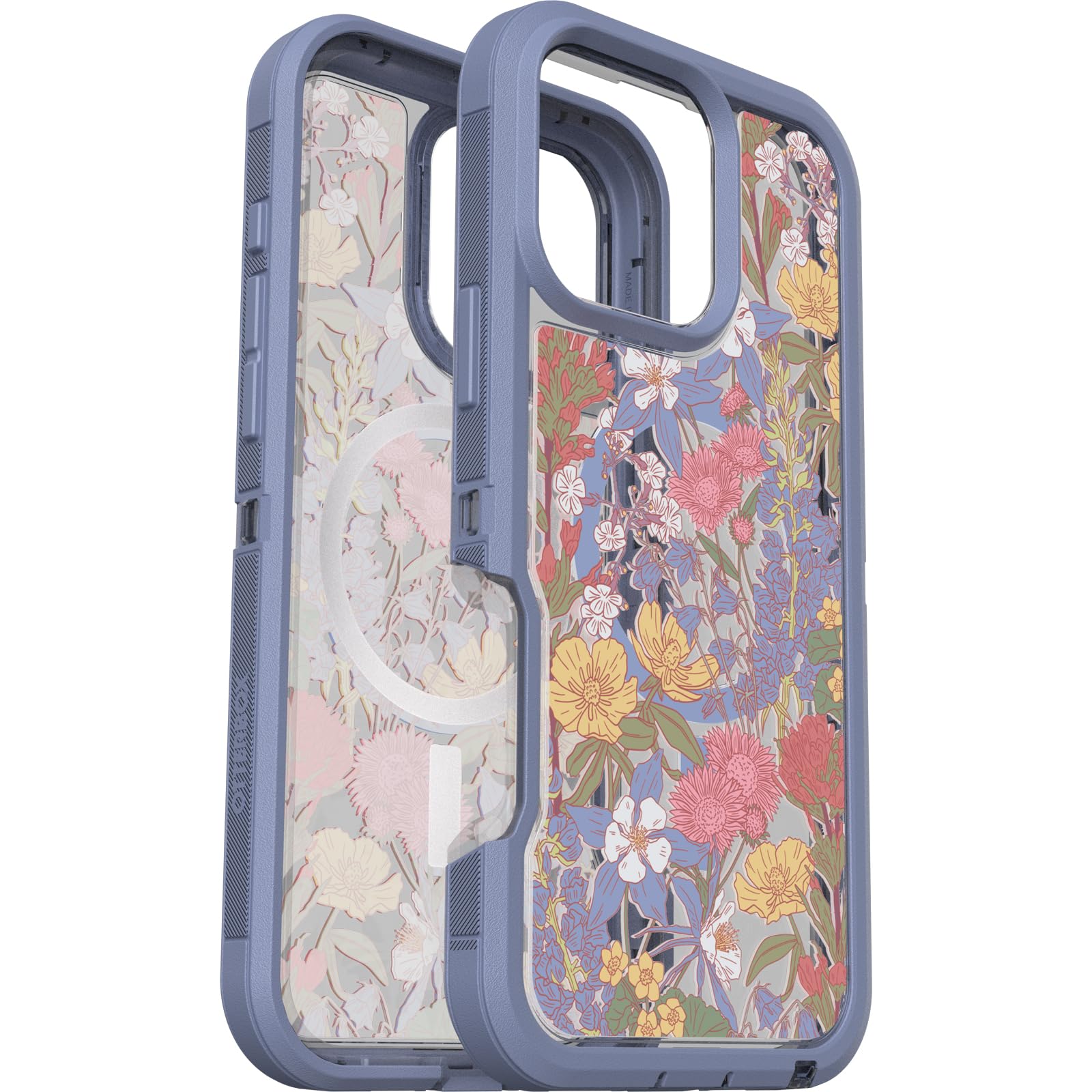 Foto 4 pulgar | Funda Para Teléfono Otterbox Defender Series Xt, Transparente, Floral, Morado - Venta Internacional.