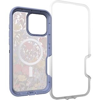 Foto 4 | Funda Para Teléfono Otterbox Defender Series Xt, Transparente, Floral, Morado - Venta Internacional.