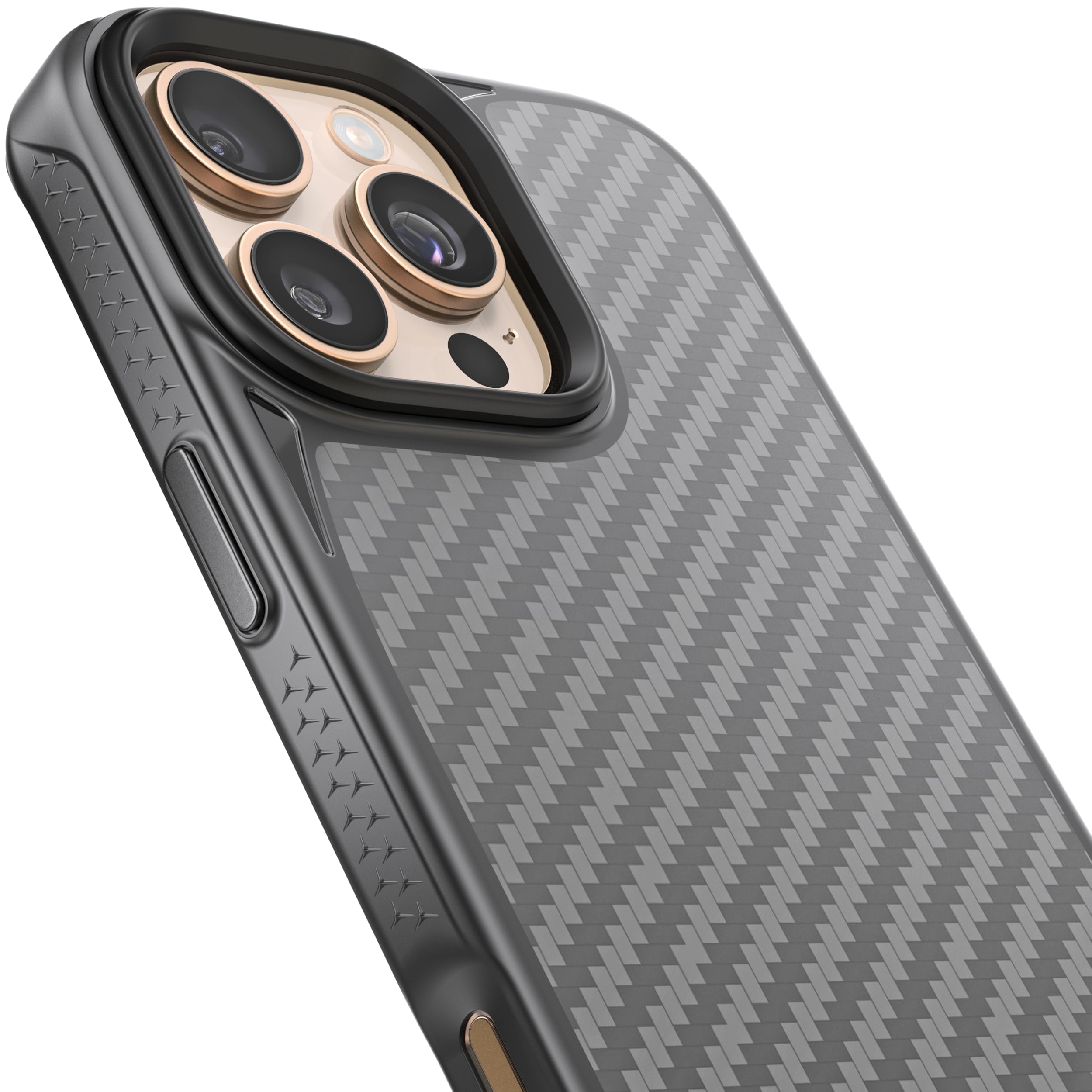 Foto 6 pulgar | Funda Rebel Para Iphone 16 Pro Max Gen-6 De Fibra De Aramida Negra - Venta Internacional.