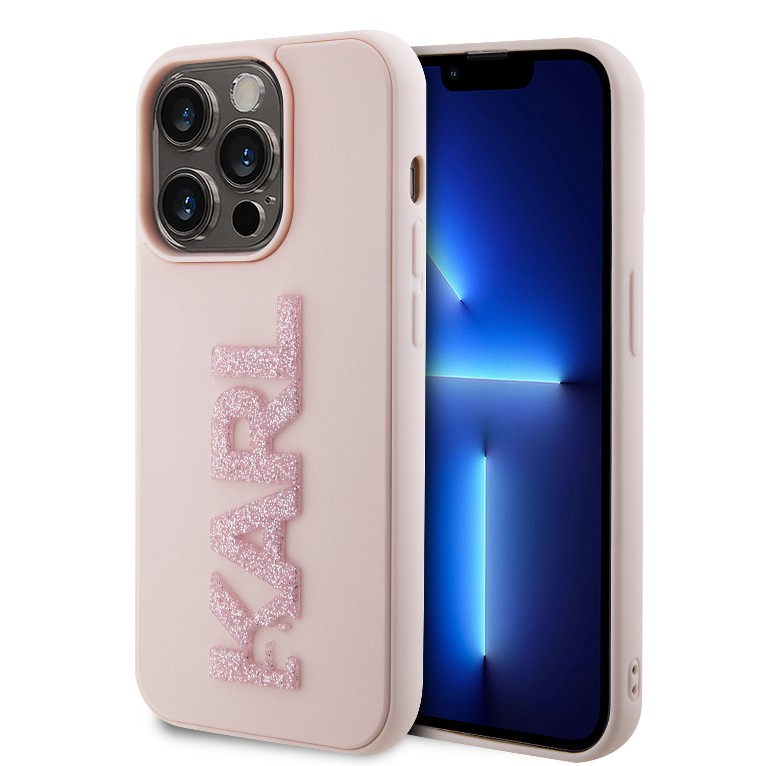 Foto 2 pulgar | Case Funda Karl Lagerfield Logo 3d Para Iphone 15 Pro Original