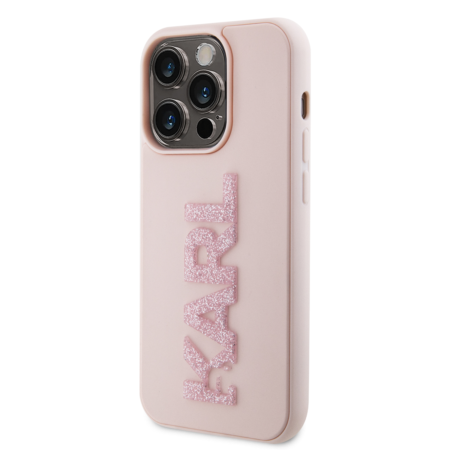Foto 3 pulgar | Case Funda Karl Lagerfield Logo 3d Para Iphone 15 Pro Original