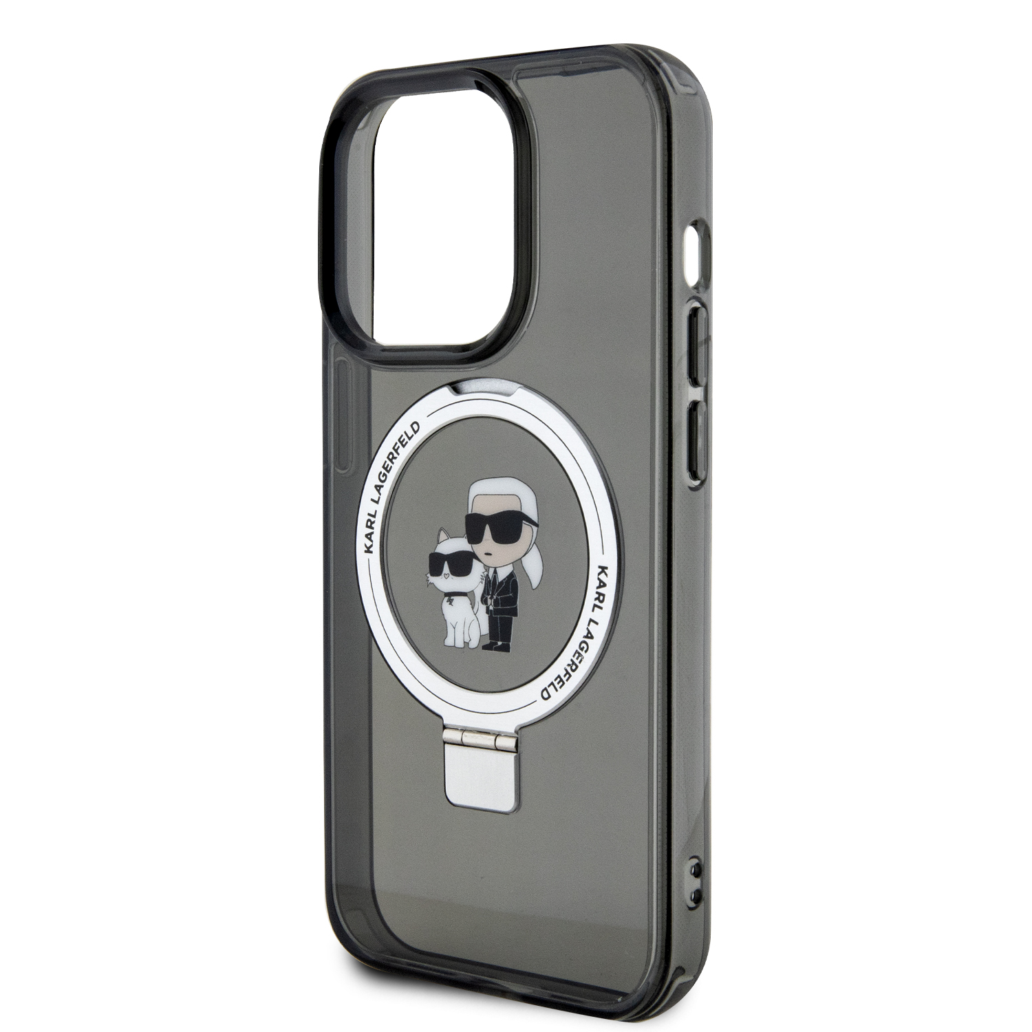 Foto 6 | Funda Karl Lager Ringstand Para Iphone 13 Pro - Original Negro