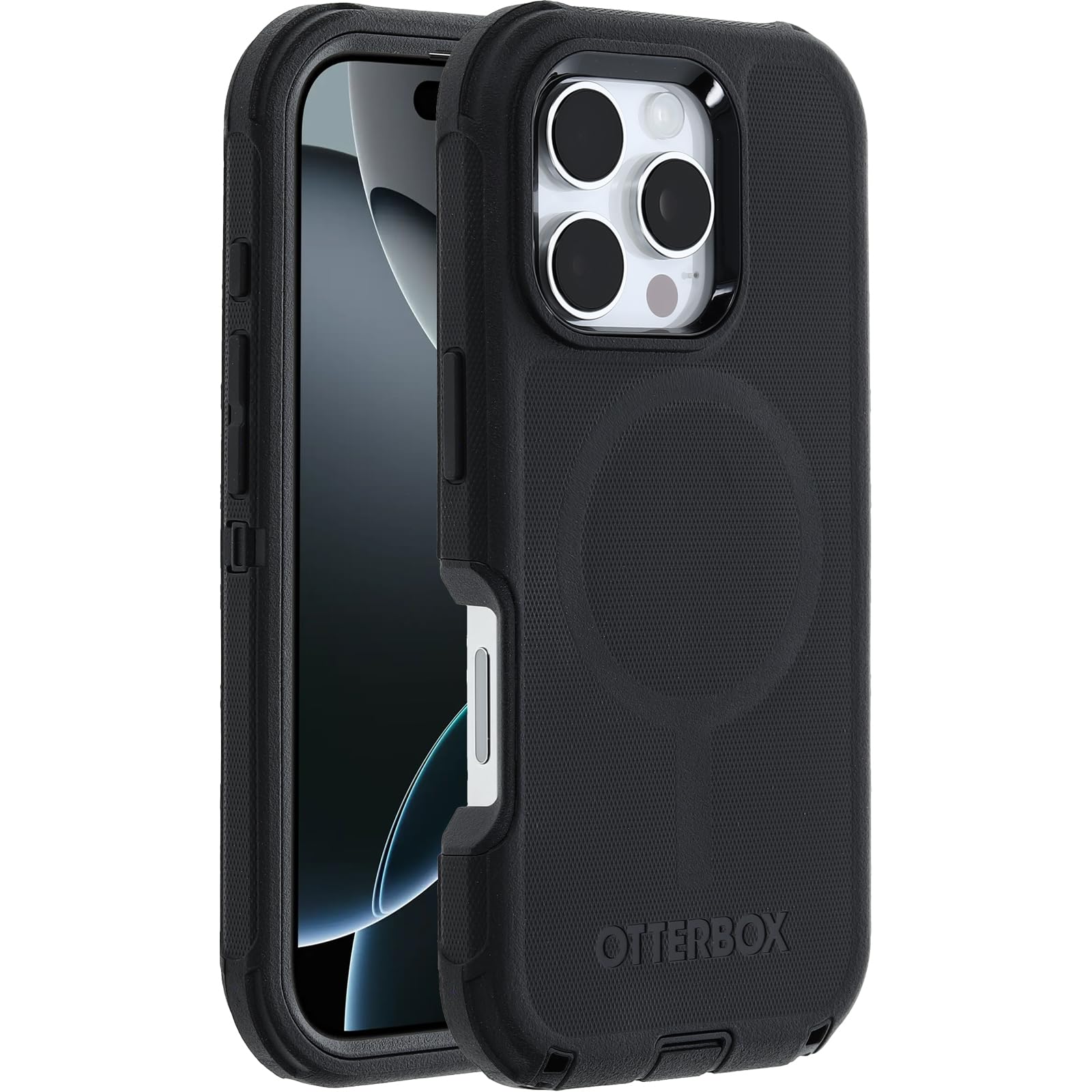 Foto 4 pulgar | Funda Otterbox Defender Series Para Iphone 16 Pro - Negra - Venta Internacional.