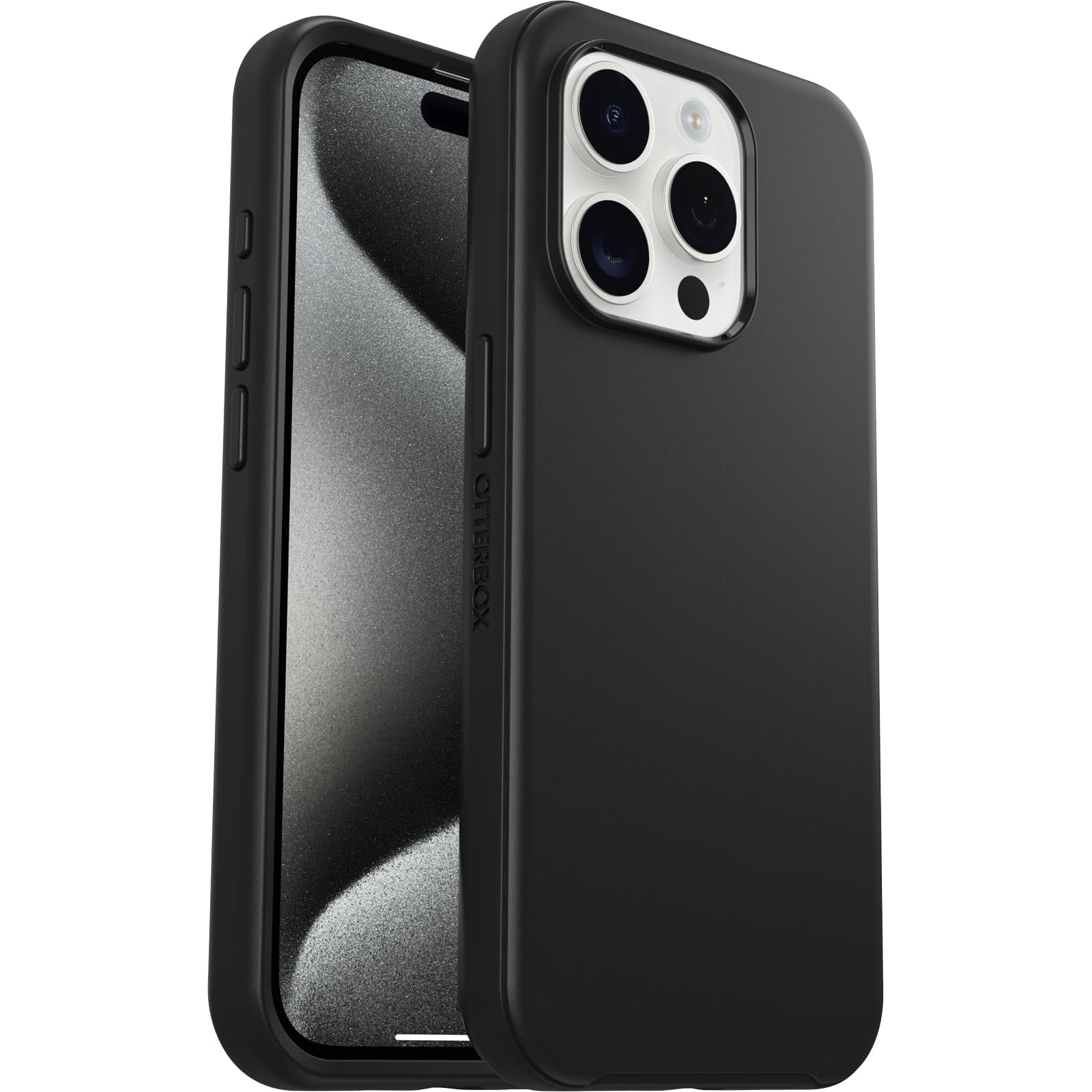 Foto 6 pulgar | Funda Otterbox Symmetry Series Para Iphone 15 Pro, Color Negro - Venta Internacional.