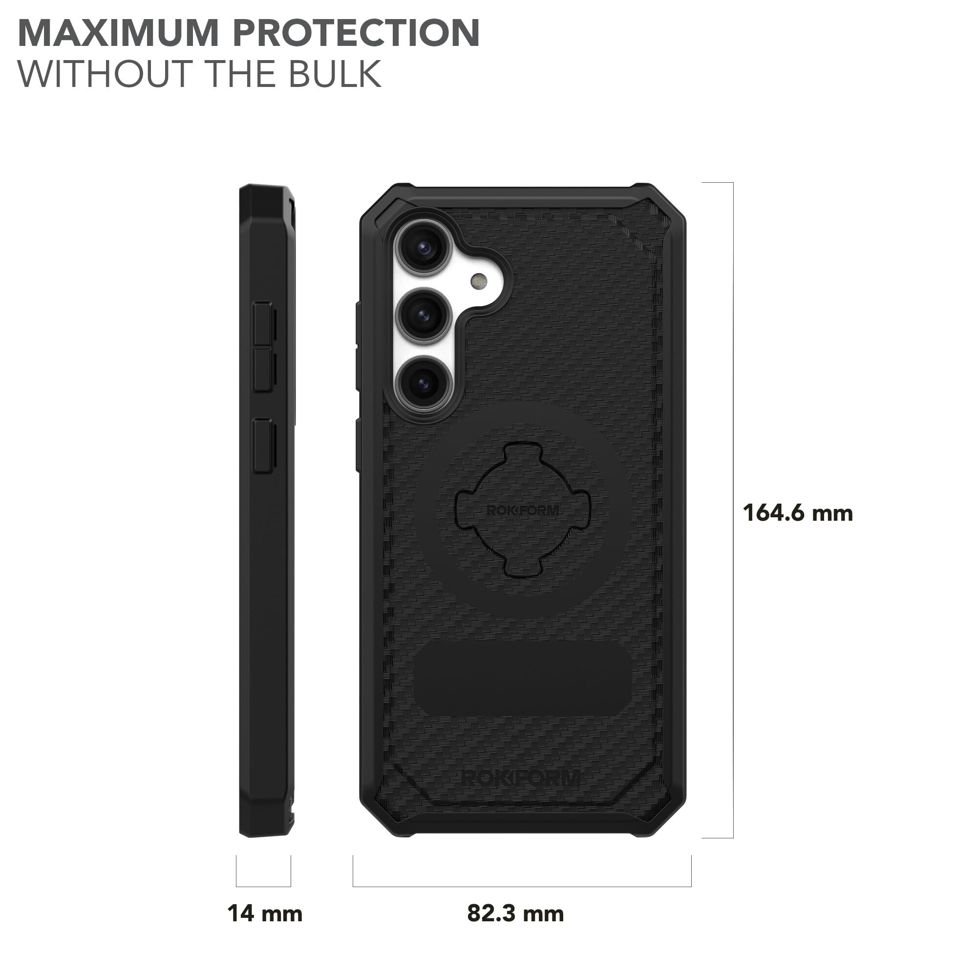 Foto 7 pulgar | Funda Rokform Para Galaxy S24 Plus, Resistente, Magnética, Negra - Venta Internacional.