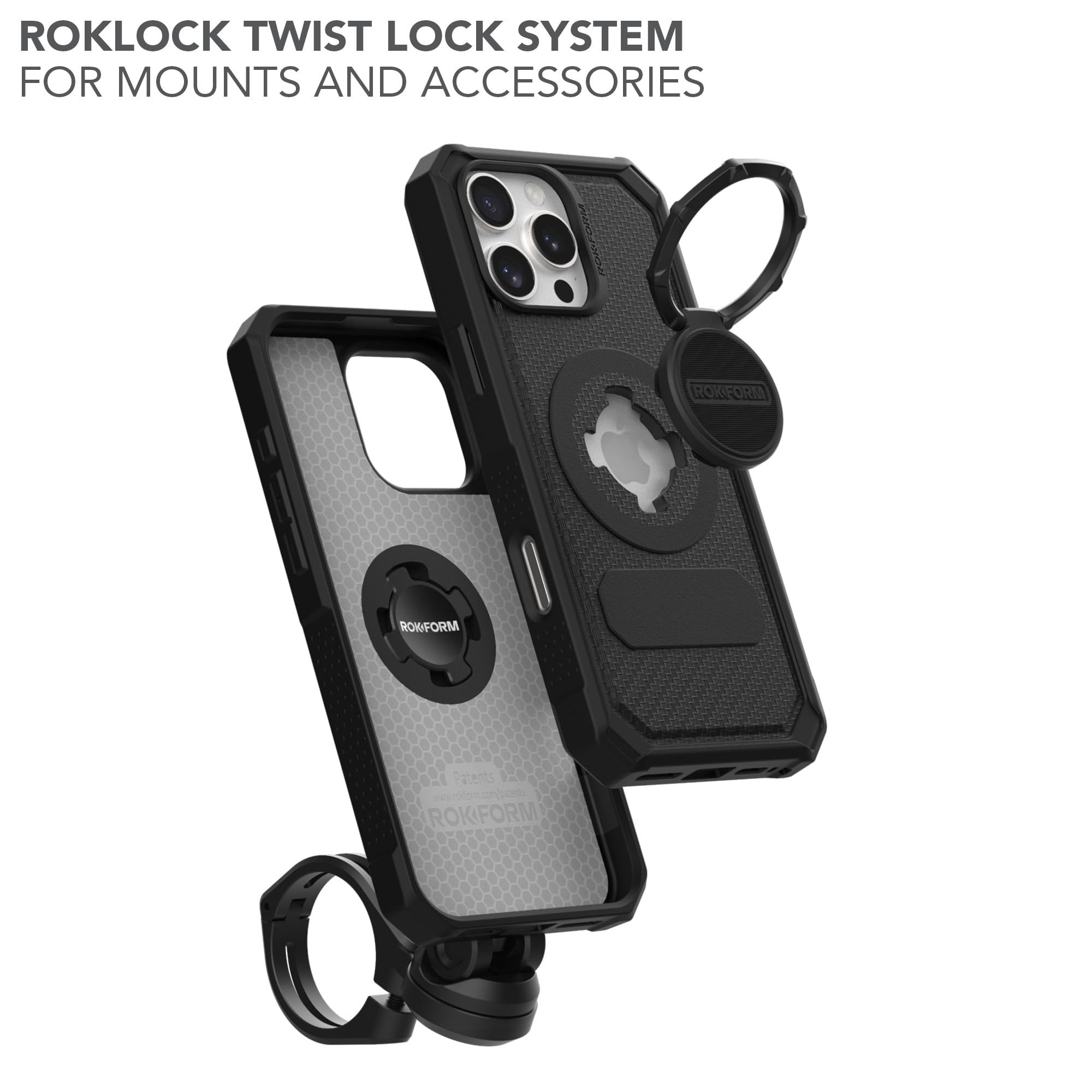 Foto 8 pulgar | Funda Rokform Rugged Para Iphone 16 Pro Max Con Imán Negro - Venta Internacional.