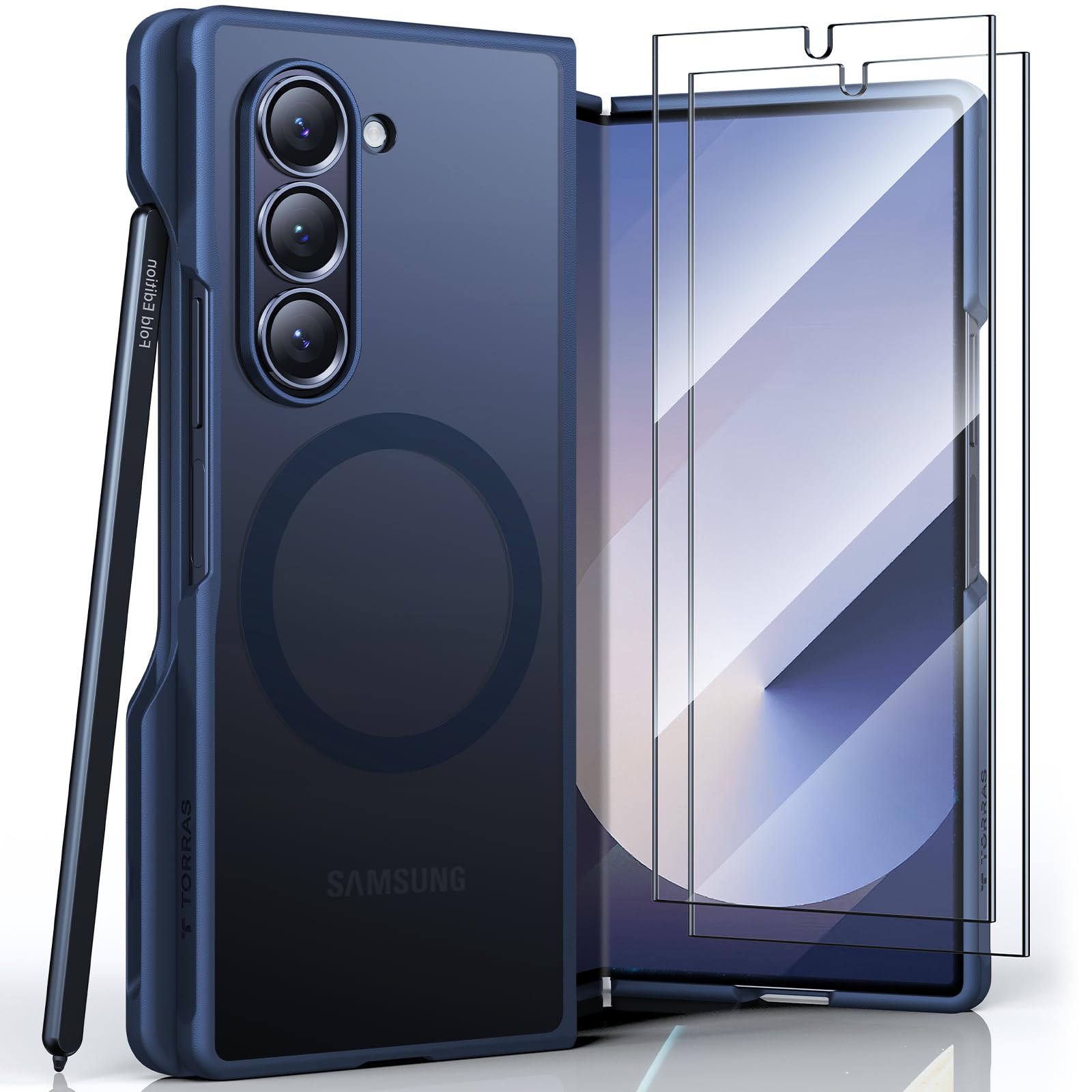 Foto 2 pulgar | Funda De Teléfono Torras Magnética A Prueba De Golpes Para Samsung Z Fold 6 - Venta Internacional.