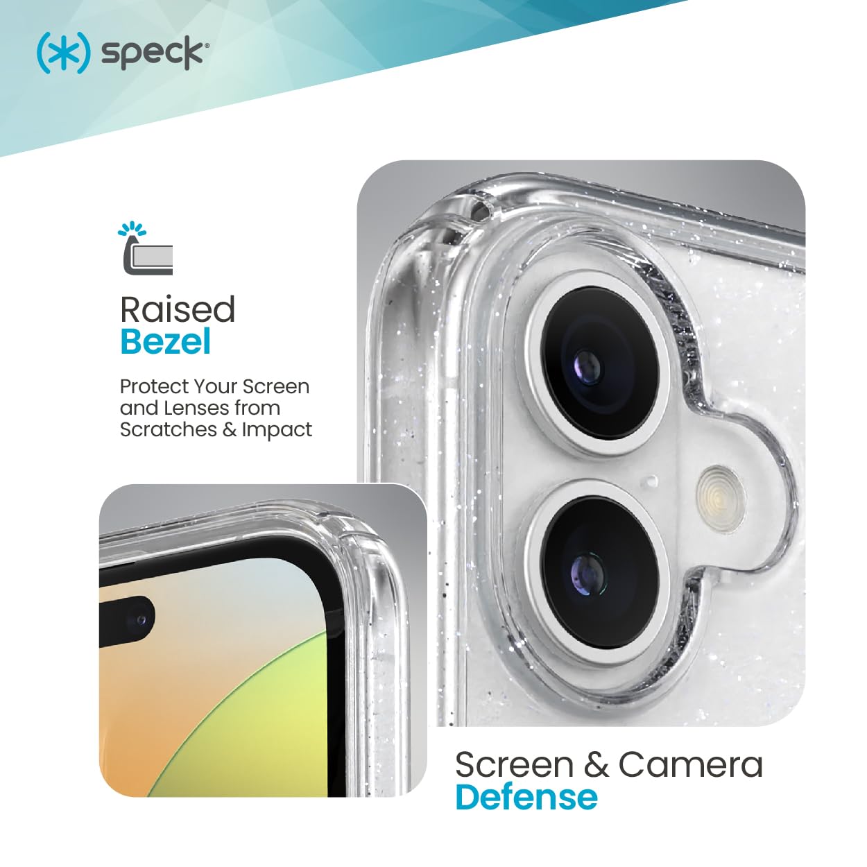 Foto 5 pulgar | Funda De Teléfono Speck Clear Gemshell Para Iphone 16 Plus - Venta Internacional.