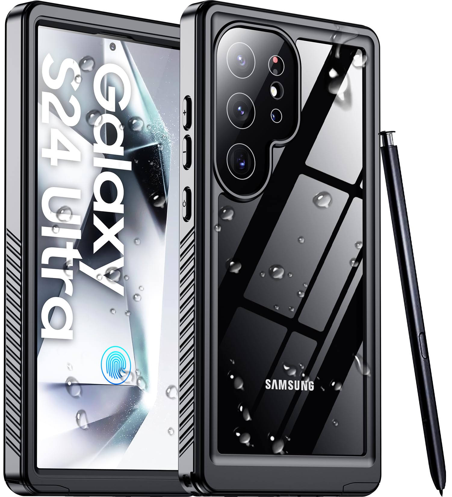 Foto 2 pulgar | Funda Impermeable Temdan Con Lente Y Pantalla Para Samsung S24 Ultra - Venta Internacional.