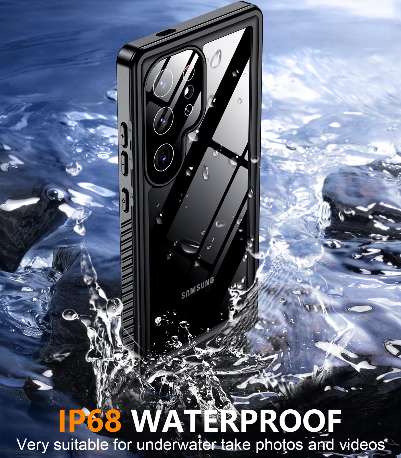 Foto 4 pulgar | Funda Impermeable Temdan Con Lente Y Pantalla Para Samsung S24 Ultra - Venta Internacional.