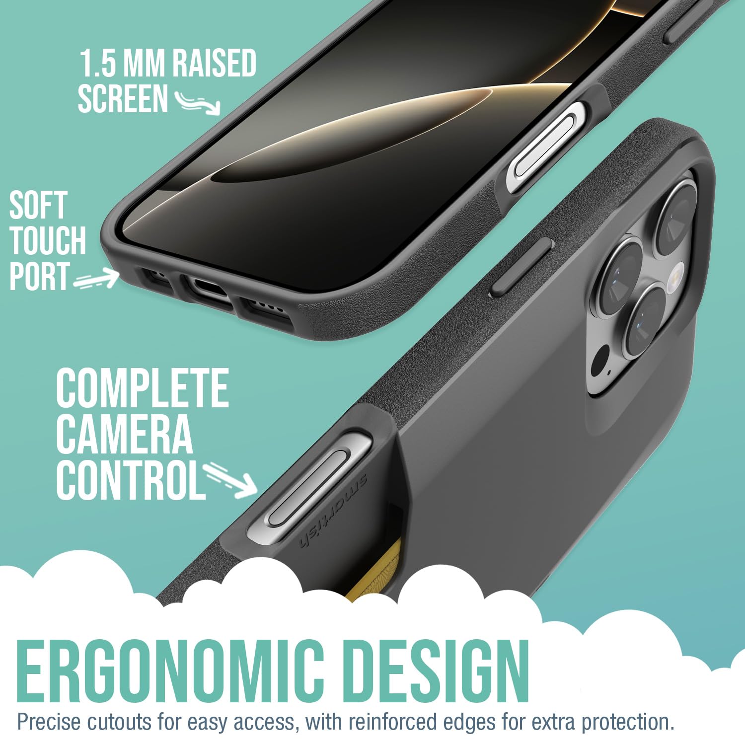 Foto 4 pulgar | Funda Tipo Cartera Smartish  Para Iphone 16 Pro Max Wallet Slayer, Vol. 1 - Venta Internacional.