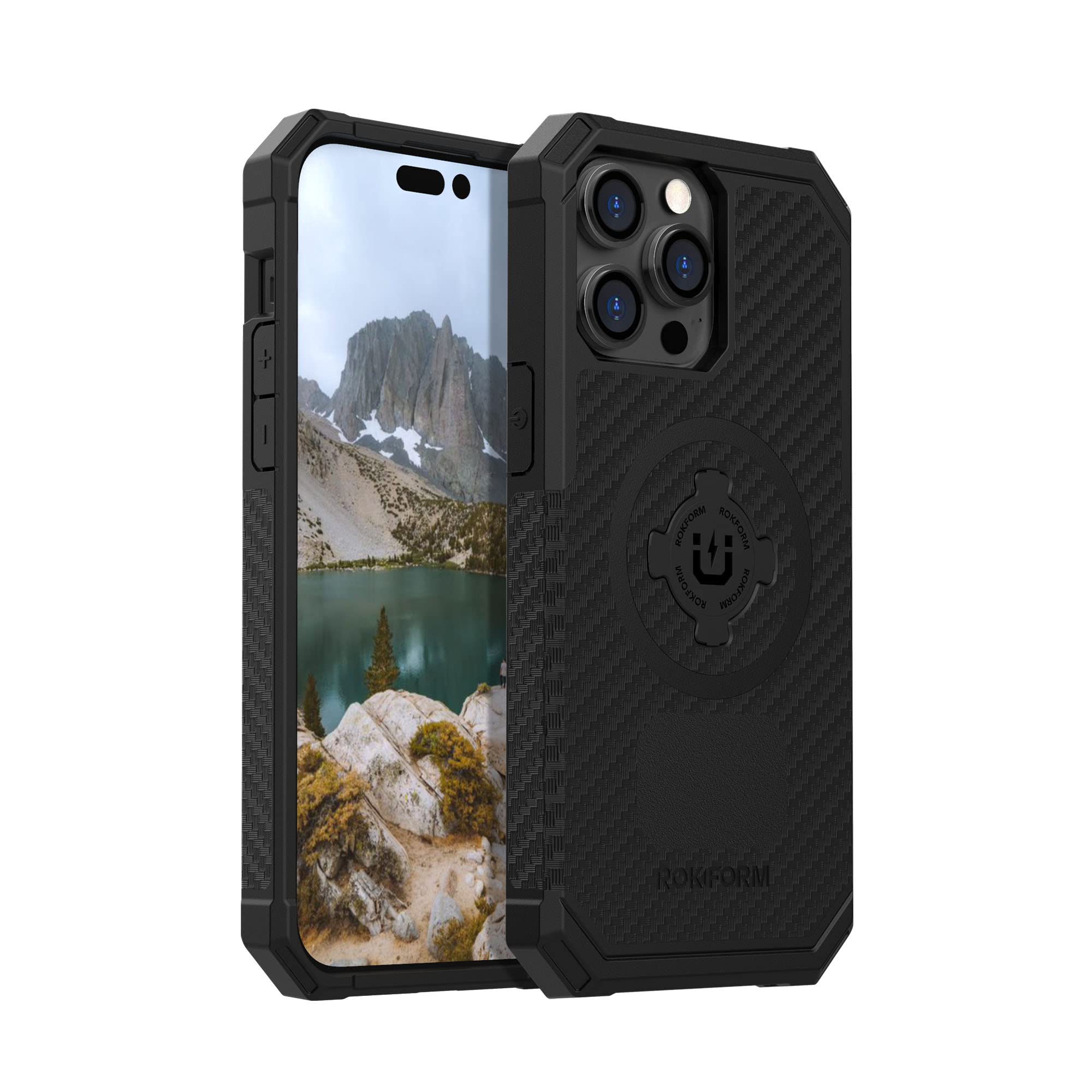 Funda Rokform Rugged Series Para Iphone 14 Pro Max, Color Negro - Venta Internacional.