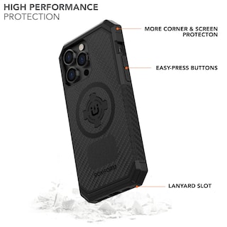 Foto 2 | Funda Rokform Rugged Series Para Iphone 14 Pro Max, Color Negro - Venta Internacional.
