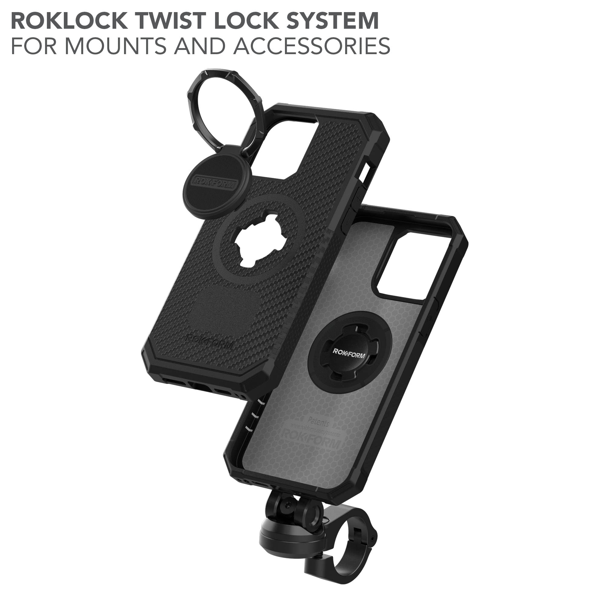 Foto 6 pulgar | Funda Rokform Rugged Series Para Iphone 14 Pro Max, Color Negro - Venta Internacional.