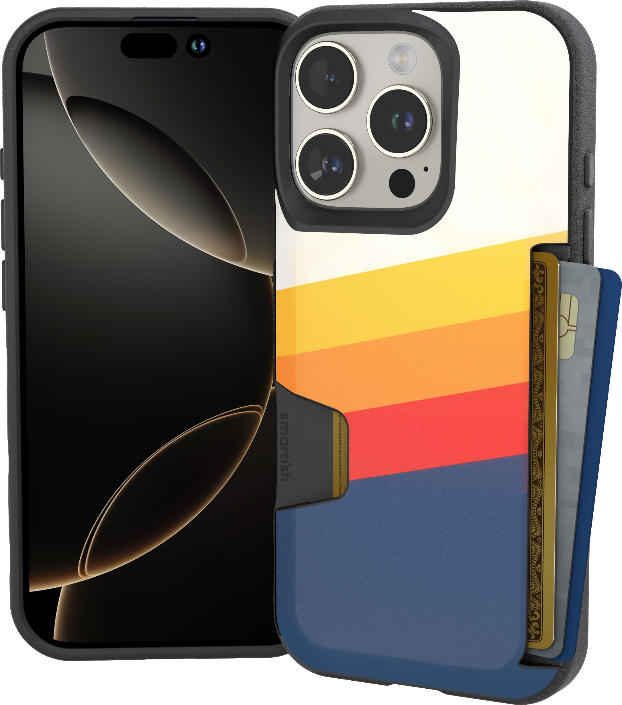Funda Para Teléfono Smartish Iphone 16 Pro Wallet Slayer Vol. 1 - Venta Internacional.