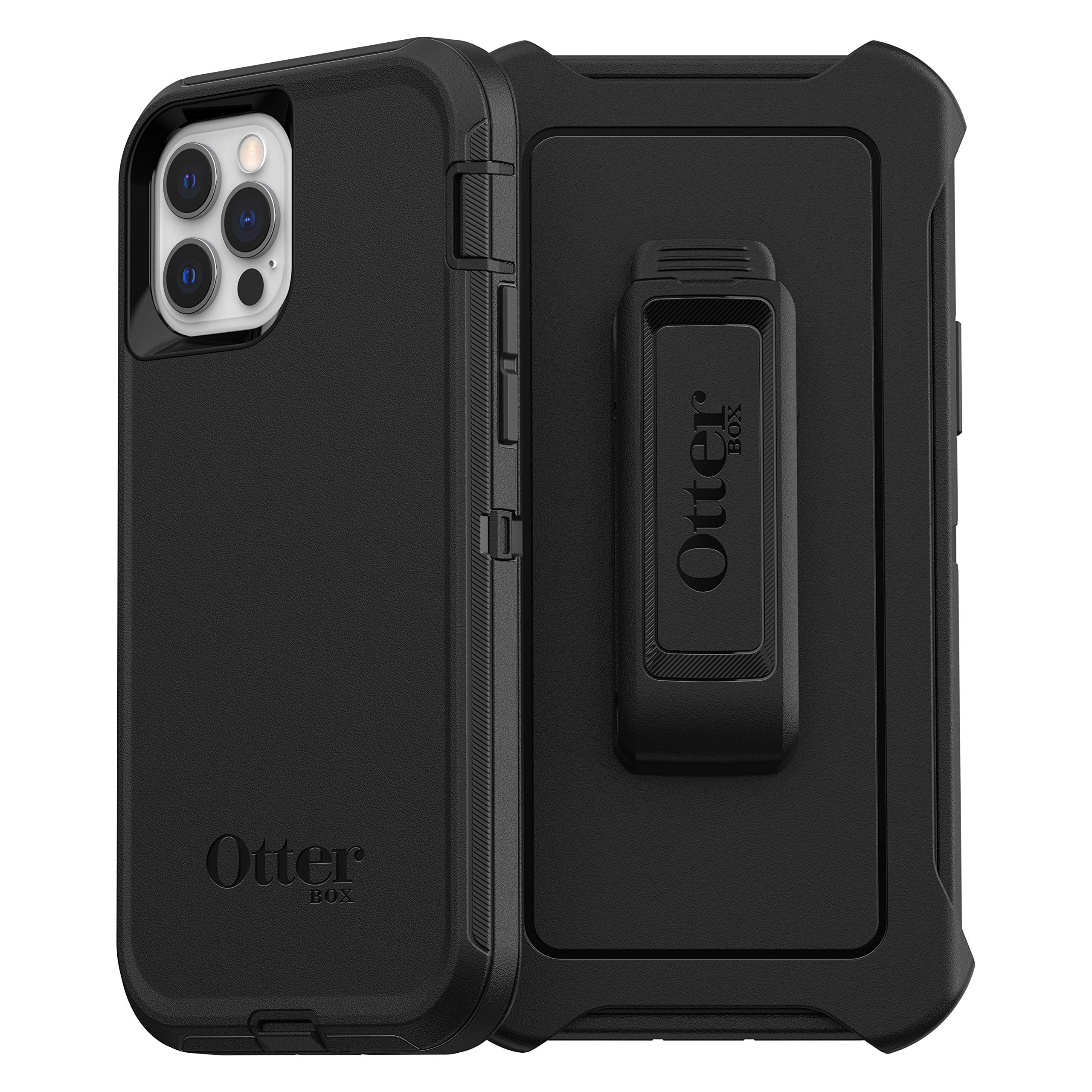 Foto 2 pulgar | Funda Otterbox Defender Series Para Iphone 12/12 Pro, Color Negro - Venta Internacional.