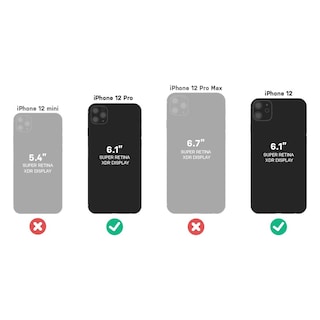 Foto 2 | Funda Otterbox Defender Series Para Iphone 12/12 Pro, Color Negro - Venta Internacional.