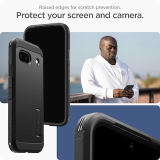 Foto 4 | Funda Spigen Tough Armor Para Google Pixel 8a (2024), Color Negro - Venta Internacional.