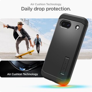 Foto 5 | Funda Spigen Tough Armor Para Google Pixel 8a (2024), Color Negro - Venta Internacional.