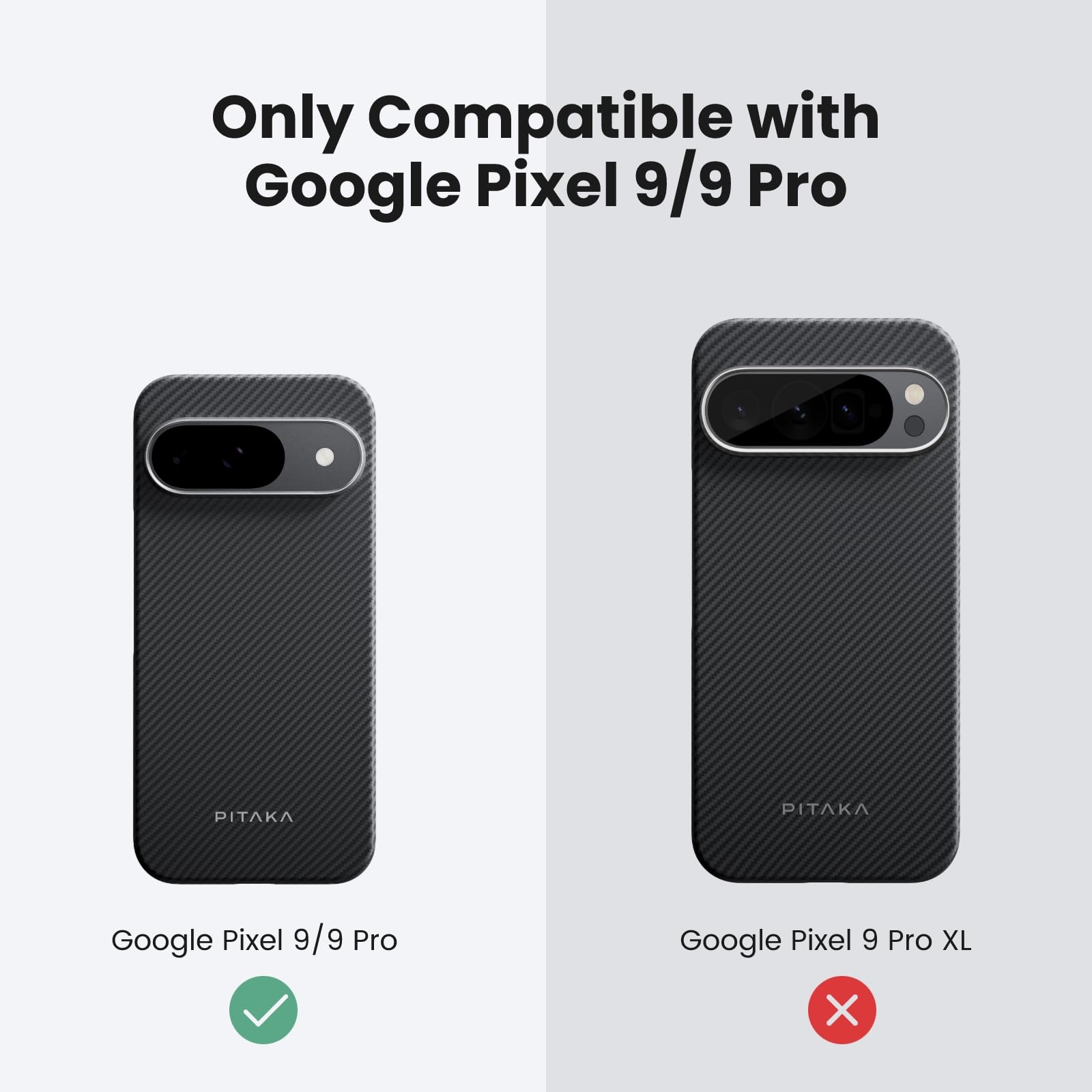 Foto 6 | Funda Pitaka Para Google Pixel 9/pixel 9 Pro 600d De Fibra De Aramida - Venta Internacional.