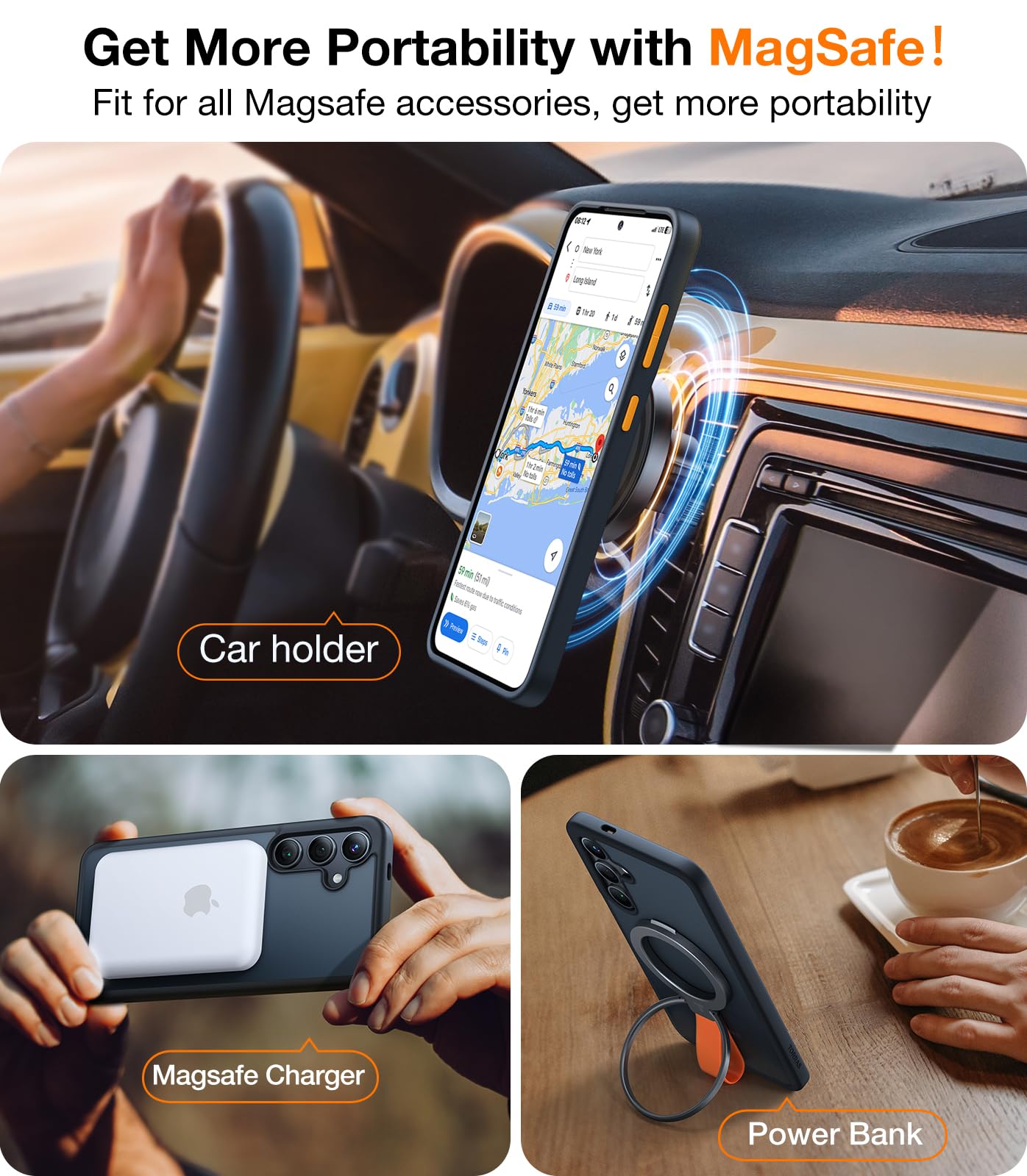 Foto 3 pulgar | Funda De Teléfono Torras Magnética A Prueba De Golpes Para Samsung Galaxy S24 Plus - Venta Internacional.