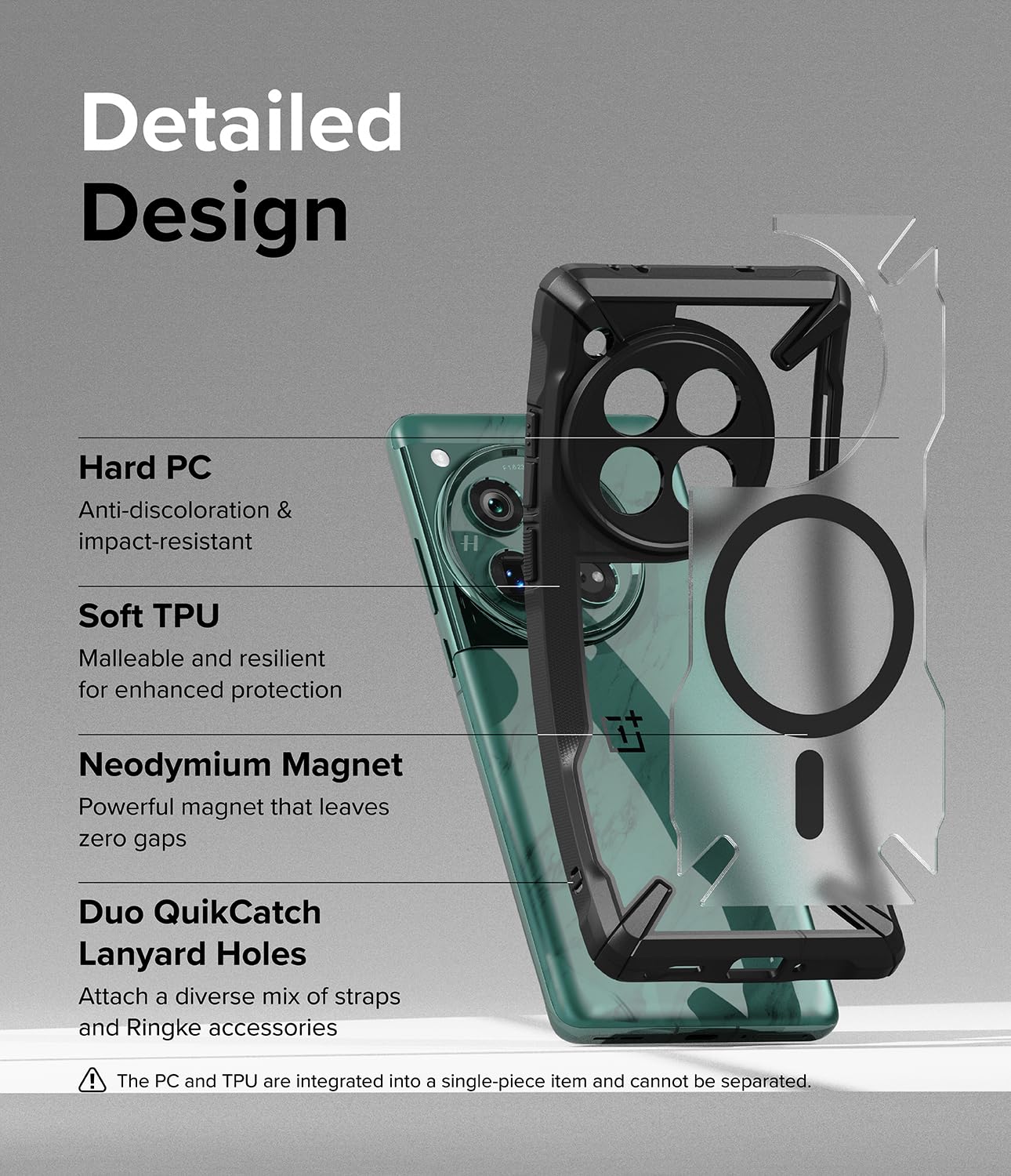 Foto 8 pulgar | Funda Para Teléfono Ringke Fusion-x Magnetic Black Oneplus 12 - Venta Internacional.