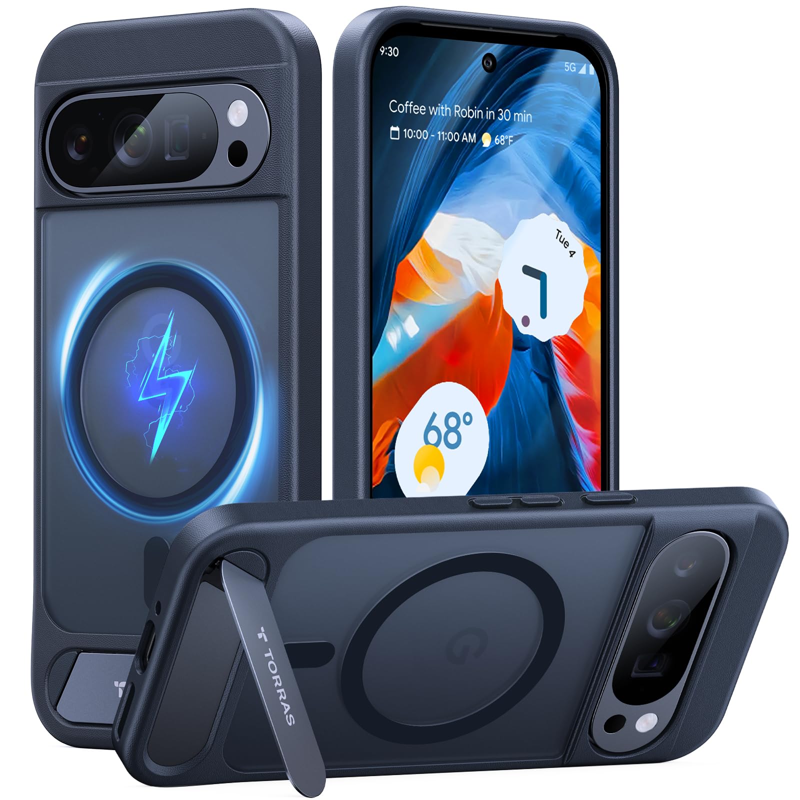Funda Magnética Torras Con Soporte Para Google Pixel 9 Pro Xl - Venta Internacional.