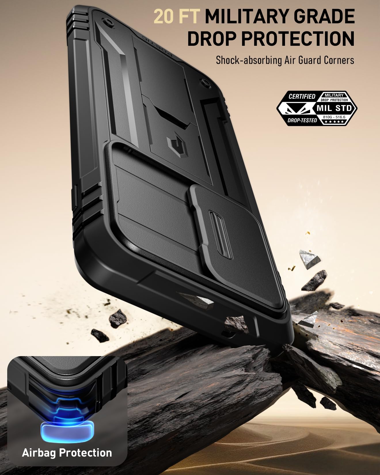 Foto 8 pulgar | Funda Poetic Revolution Para Motorola Moto Edge 2024 Negra - Venta Internacional.