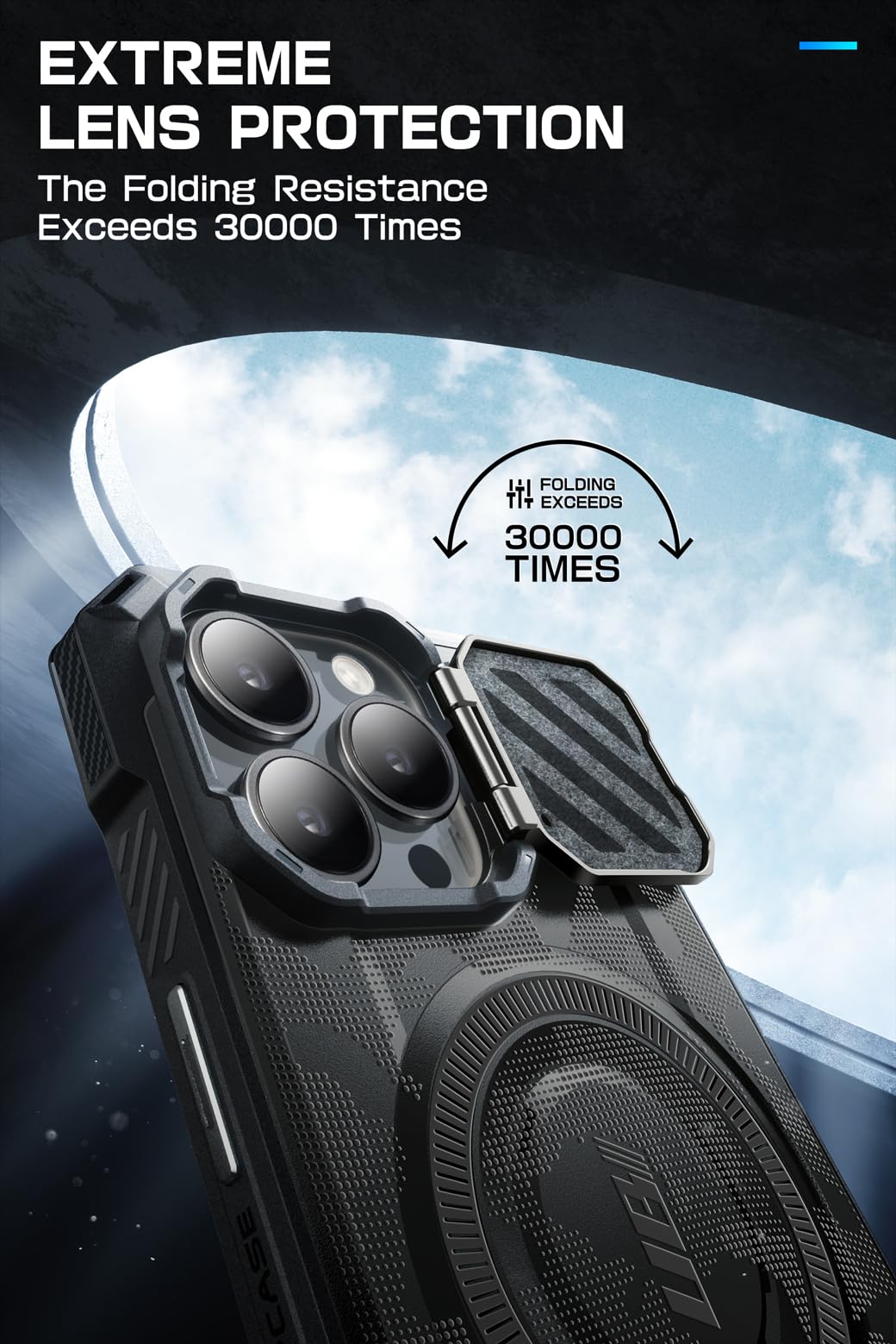Foto 4 pulgar | Funda De Teléfono Supcase Ubmag Xt Para Iphone 15 Pro Max Blackcamo - Venta Internacional.